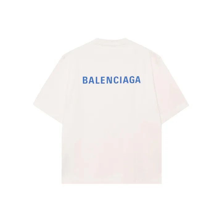 Balenciaga Balenciaga Logo Print Short Sleeve T-Shirt 0079-2507 Size US XS / EU 42 / 0 - 2 Thumbnail