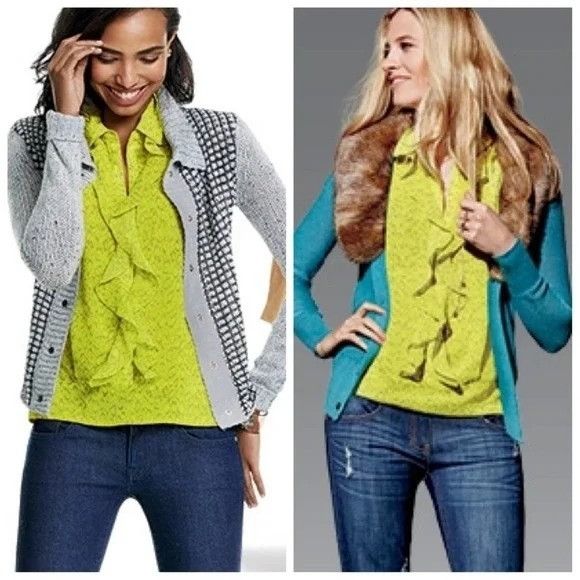Other CAbi 3071 S Top Sleeveless Tank Cami Chartreuse REIGN Lightw Size S / US 4 / IT 40 - 1 Thumbnail