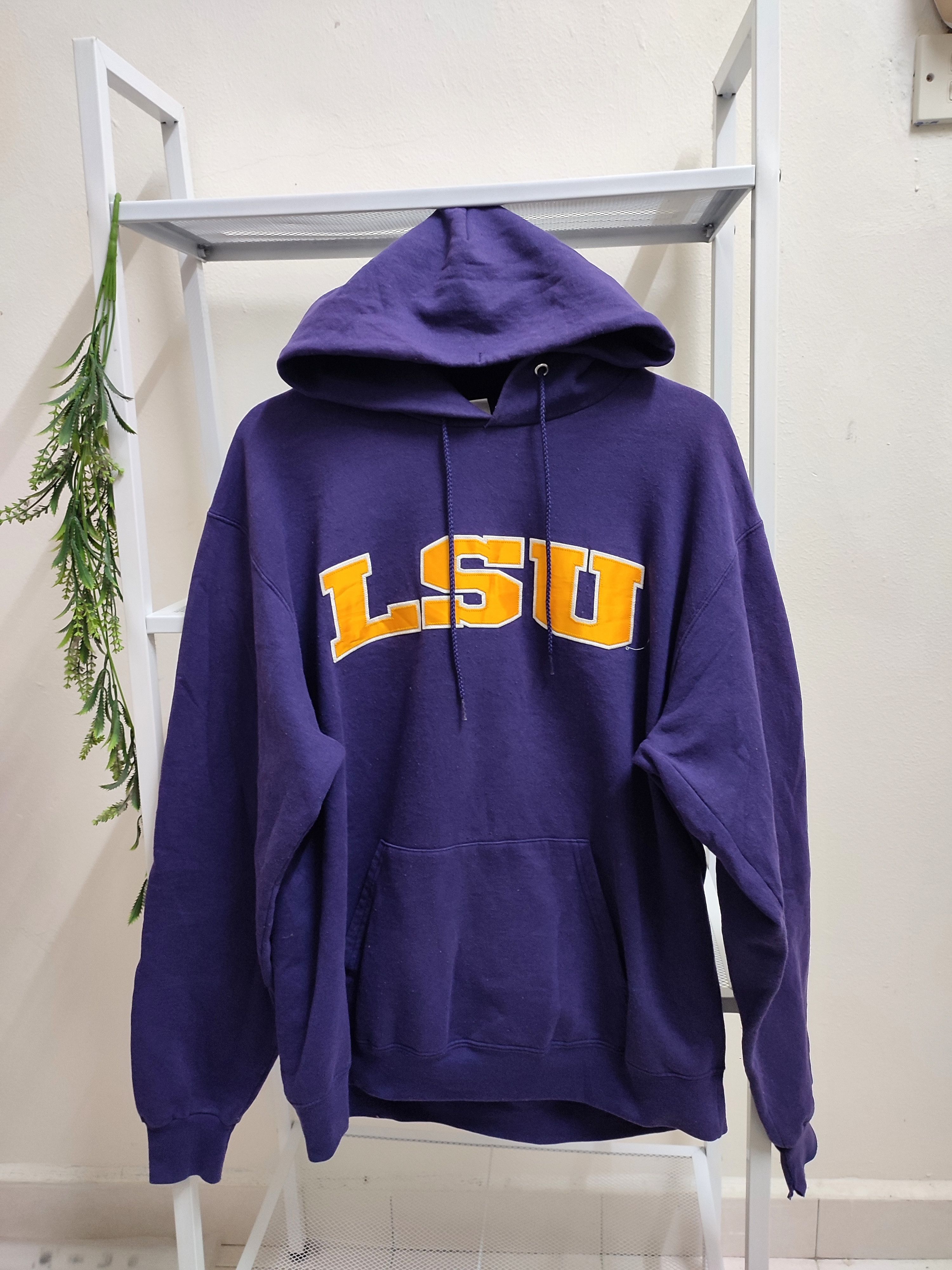 Champion Vtg LSU Champion Authentic Athletic Wear Hoodies Purple Size US L / EU 52-54 / 3 - 1 Thumbnail
