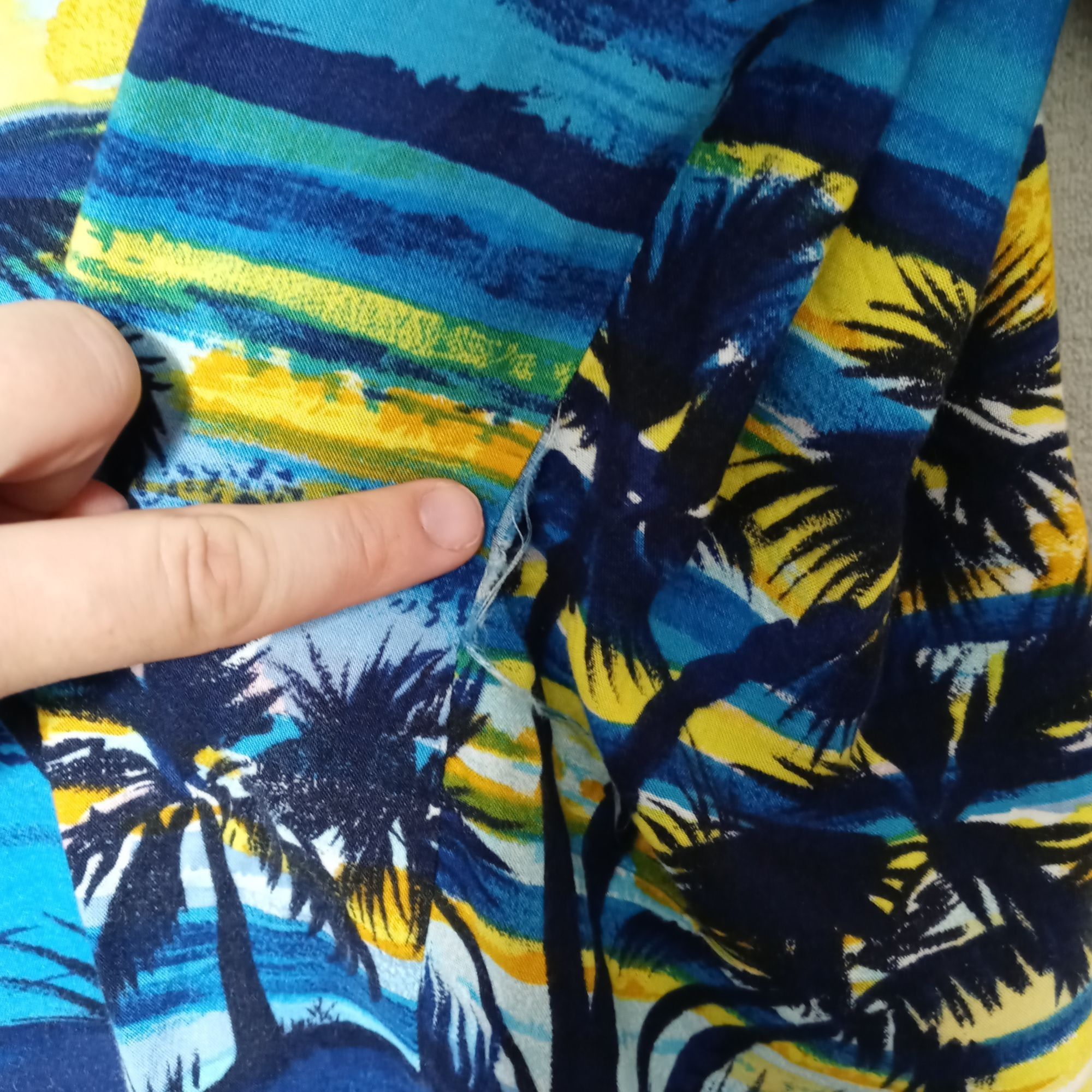Pineapple Connection Pineapple Connection Large Hawaiian Shirt Blue Palm Tree Isl Size US L / EU 52-54 / 3 - 9 Thumbnail