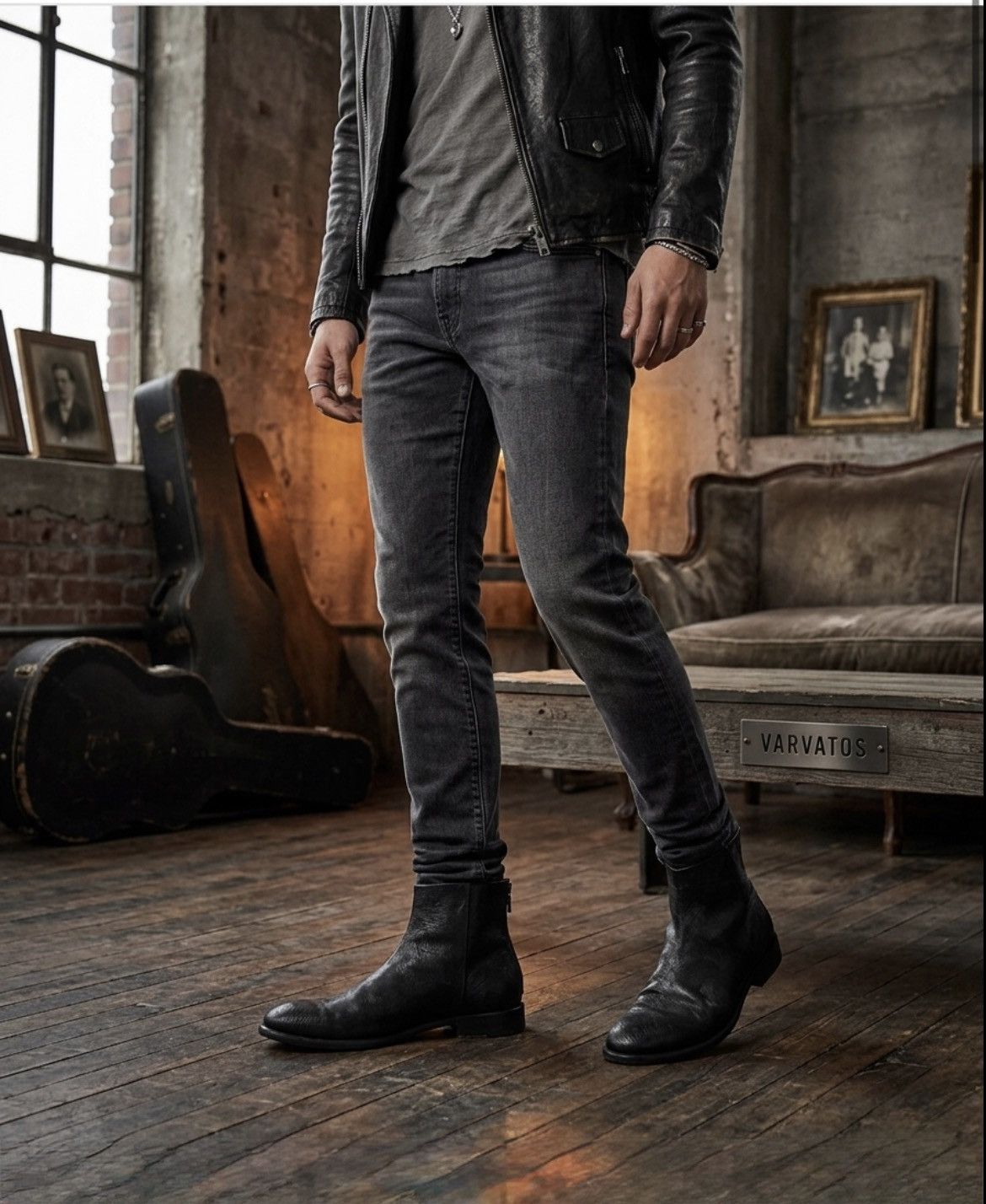 John Varvatos NYC Back Zip Boot Size US 9 EU 42 Size US 9 / EU 42 - 2 Thumbnail