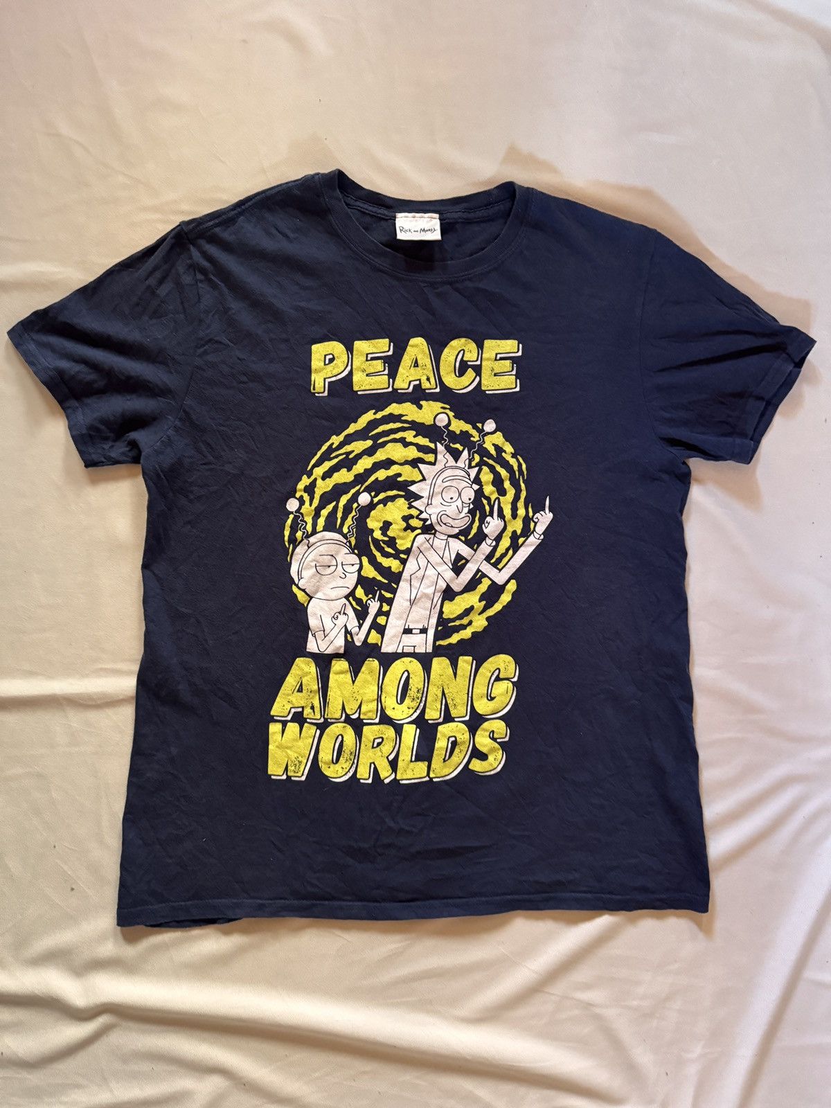 Cartoon Network × Vintage Cartoon Network Rick and Morty Peace Among Worlds T-shirt Size US M / EU 48-50 / 2 - 1 Thumbnail