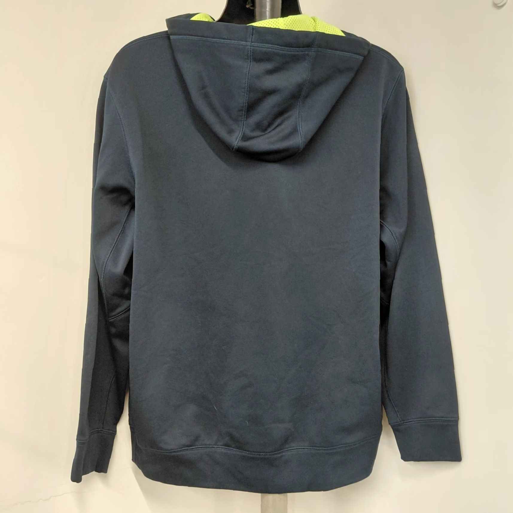 Nike Nike Hoodie Mens XL Charcoal/Neon Green Therma Fit Sweatshirt Swoosh Logo Shirt Pullover Hooded Pockets All Seasons Mens 90s? Size US XL / EU 56 / 4 - 5 Thumbnail