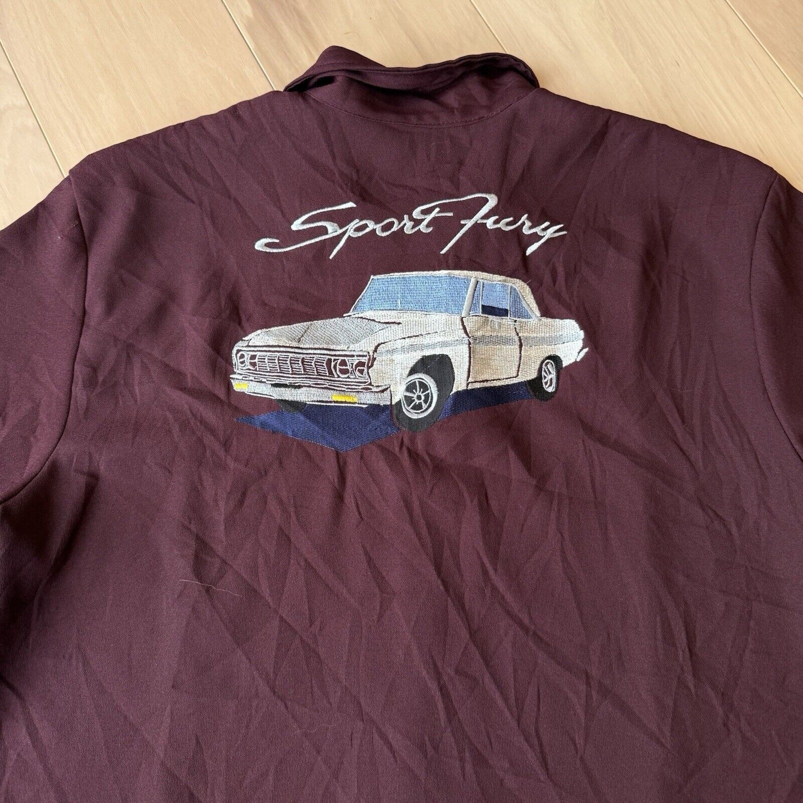 Vintage Vintage Da Vinci California Shirt XL Maroon 90s Chicano Low Size US XL / EU 56 / 4 - 7 Thumbnail