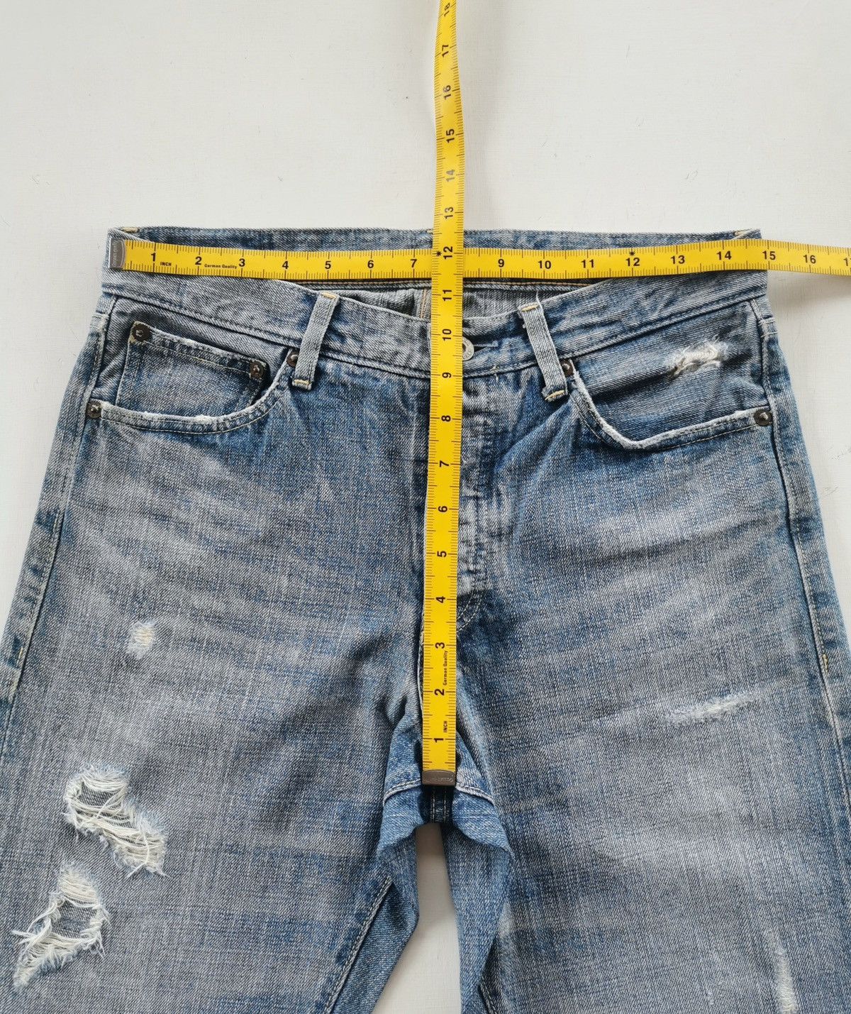 Journal Standard × Schott Journal Standard Japan Distressed Jeans Size US 30 / EU 46 - 10 Thumbnail