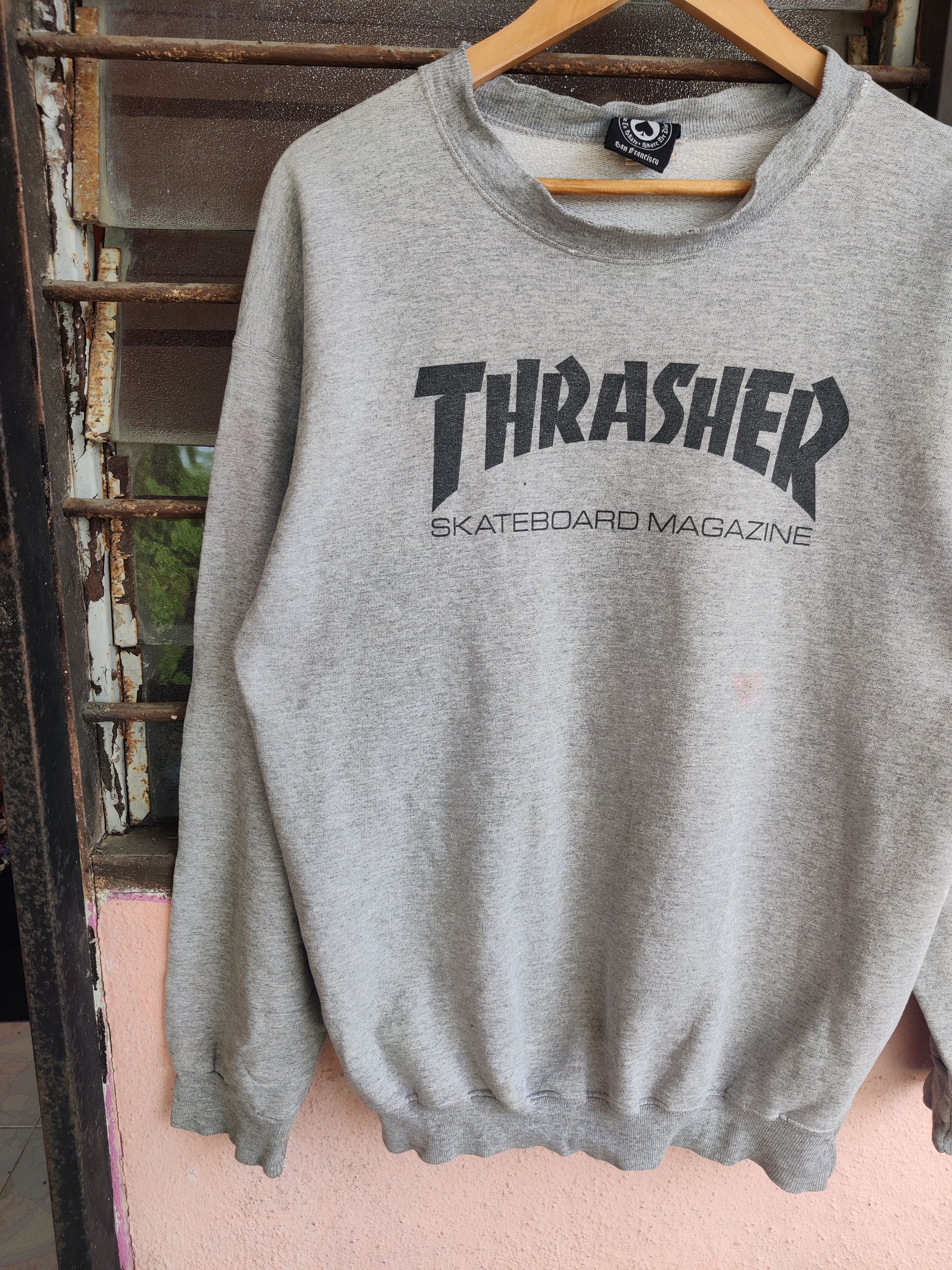 Thrasher Vintage Distressed Thrasher Skate Crewneck Sweatshirt Size US M / EU 48-50 / 2 - 4 Thumbnail