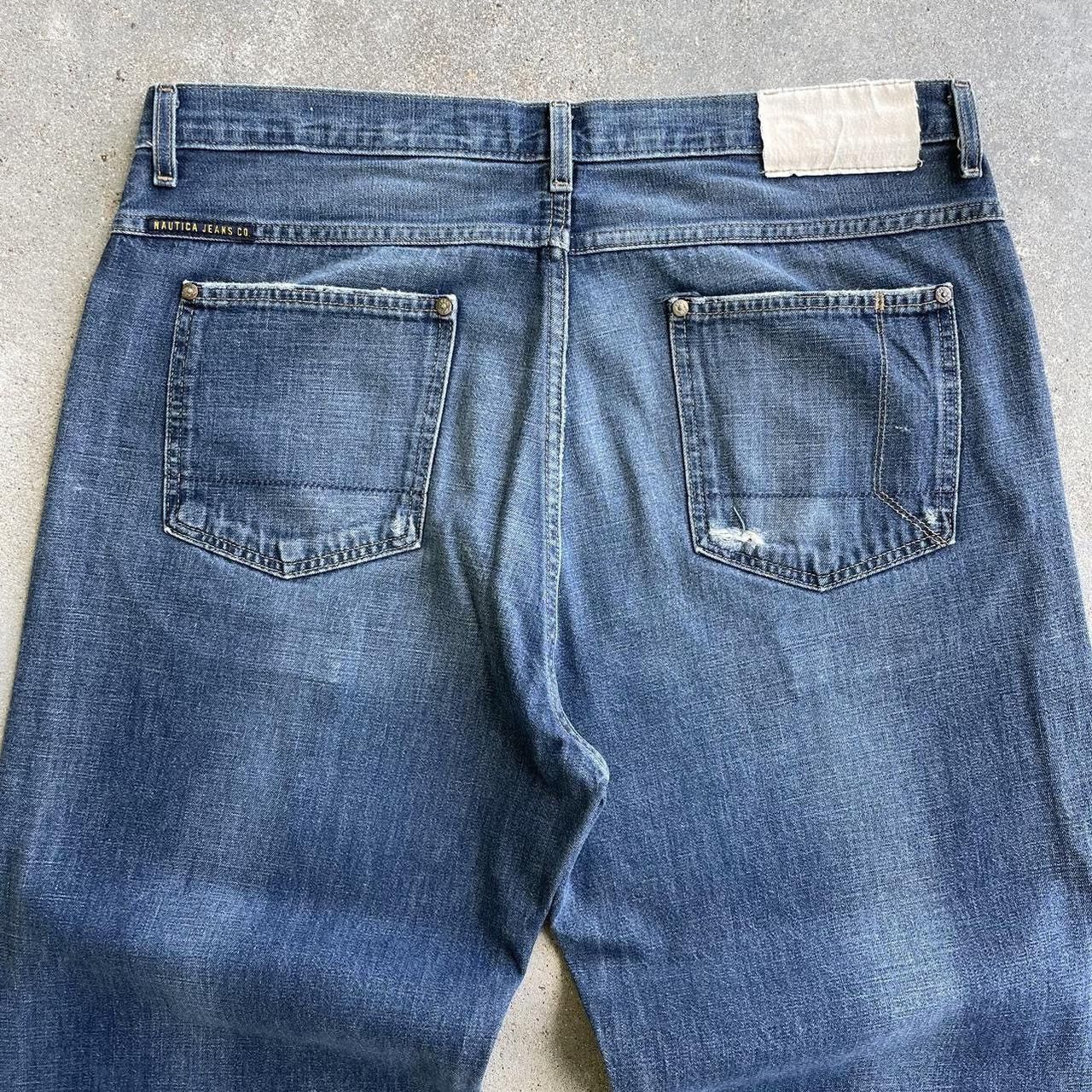Japanese Brand × Vintage Crazy vintage baggy Y2K wide leg Nautica cyber skater pants Size US 38 / EU 54 - 5 Thumbnail