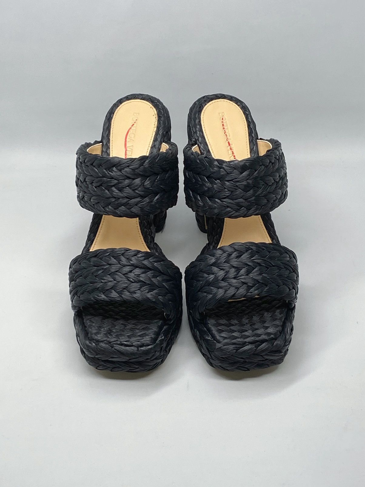 Bottega Veneta Bottega Veneta Trinity Weave Raffia Platform Sandals size 38 Size US 8 / IT 38 - 3 Thumbnail