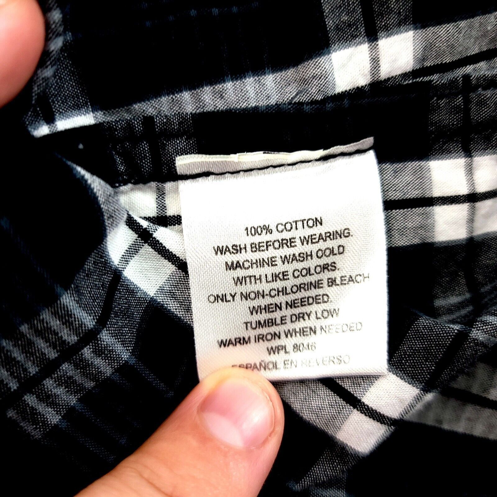 I.N.C INC International Concepts Black Gray Gradient Plaid Small C Size US S / EU 44-46 / 1 - 8 Thumbnail
