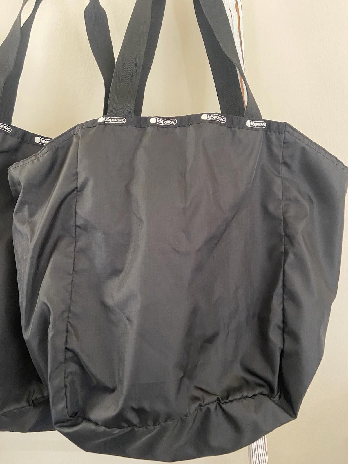 LeSportsac 4piece Lesportsac black nylon tote bags + gray pouch set Size ONE SIZE - 6 Thumbnail