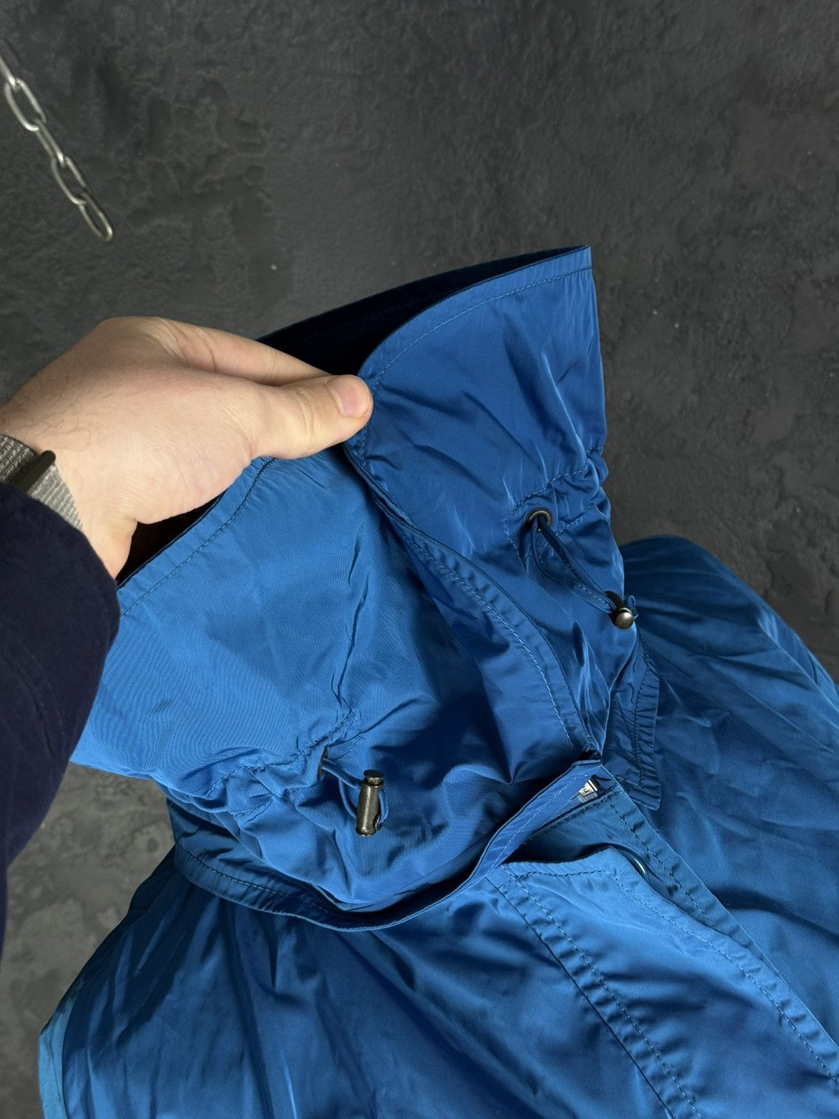 Akris Akris Punto Blue Lightweight Nylon Oversized Parka Jacket Size S / US 4 / IT 40 - 8 Thumbnail