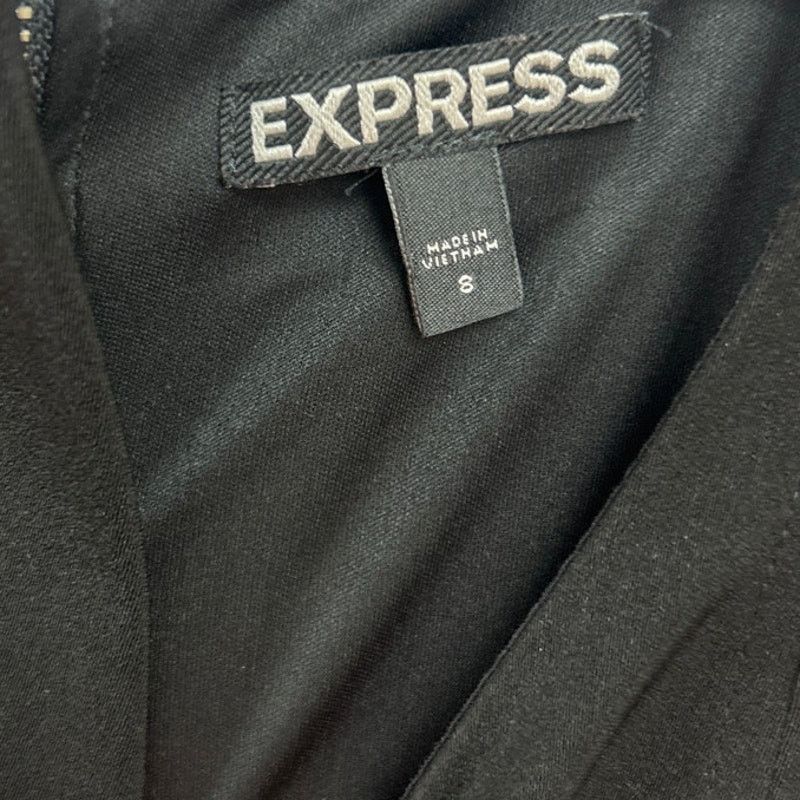 Express Express Womens Size 8 Polyester Back Zip Bodycon Dress Size M / US 6-8 / IT 42-44 - 4 Thumbnail