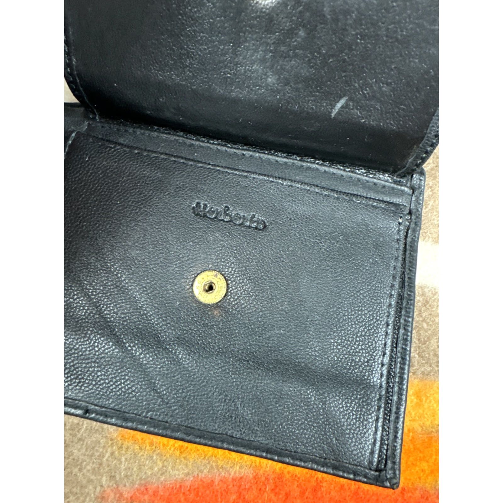 Vintage Herbert’s Black Genuine Leather Bi Fold Men’s Wallet Size ONE SIZE - 3 Thumbnail