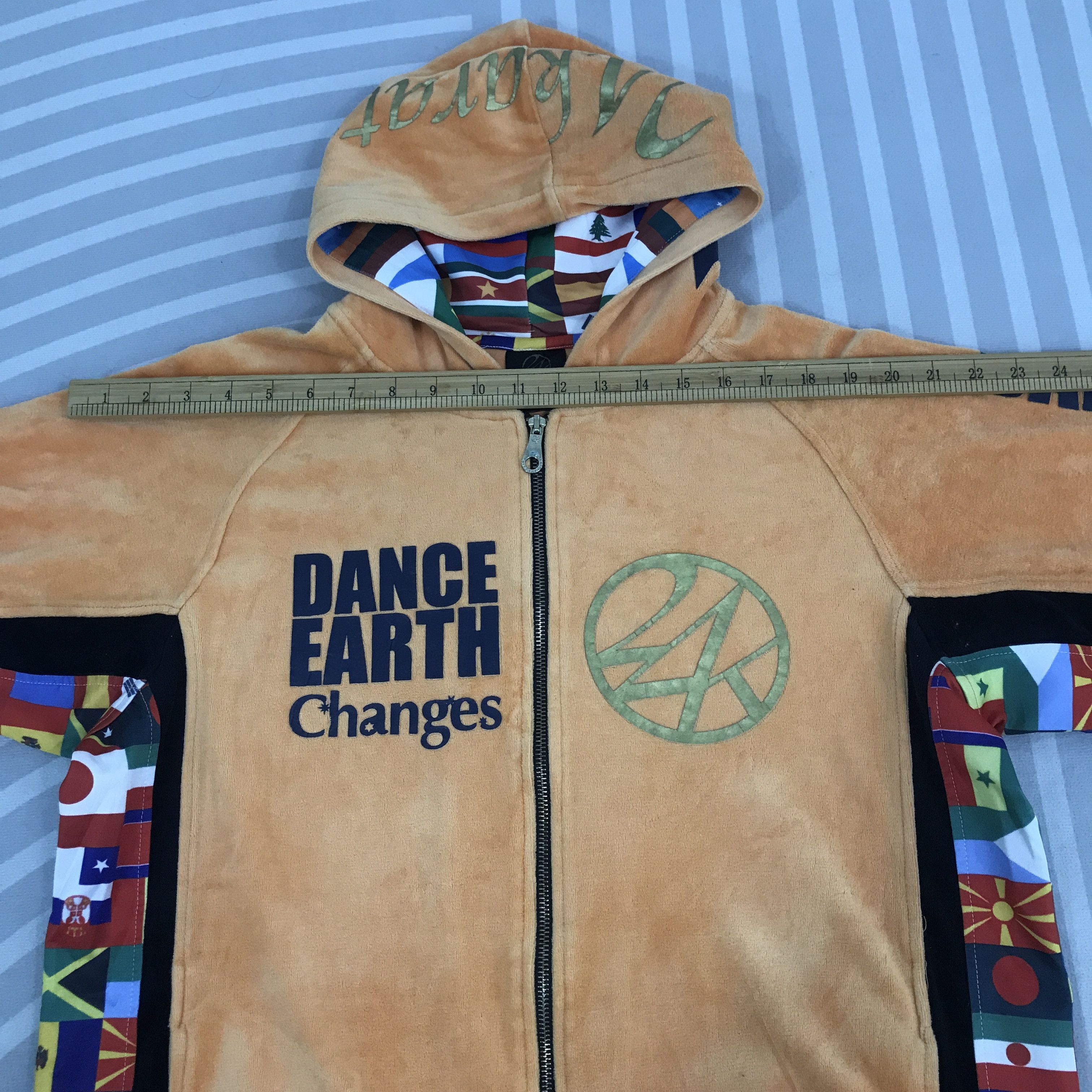 Japanese Brand × Vintage Vintage 24 Karat Japan Dance Earth Changes hoodie Jacket Size US XL / EU 56 / 4 - 6 Thumbnail