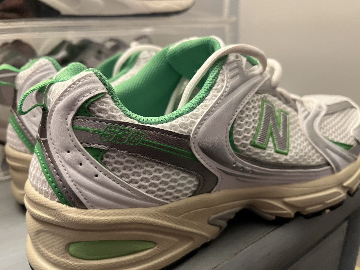New Balance Size 9.5 New Balance 530 Pine Leaf White & Green Deadstock Size US 9.5 / EU 42-43 - 18 Thumbnail