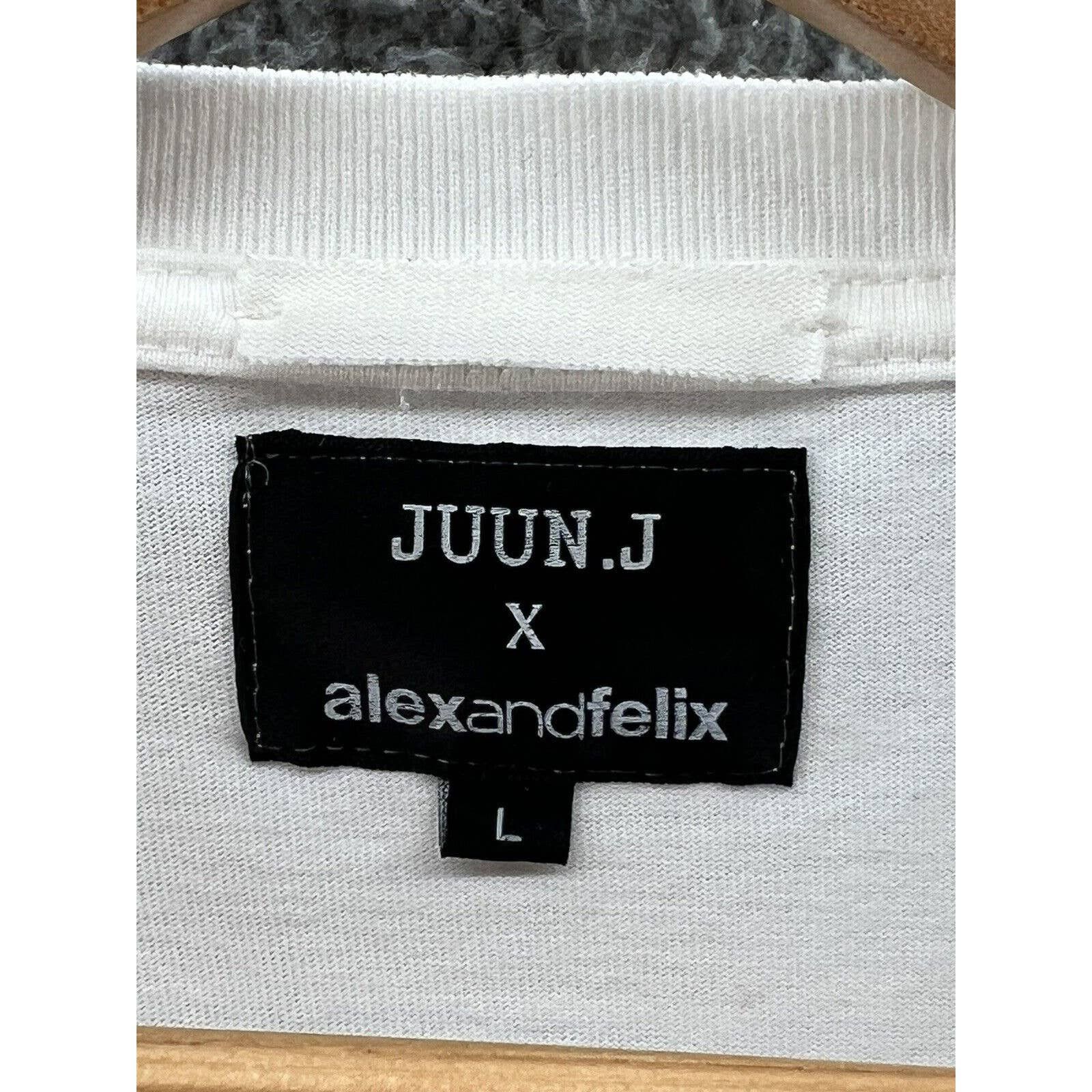 Juun.J Juun.J X AlexandFelix Men’s White T-Shirt Size Medium Size US M / EU 48-50 / 2 - 3 Thumbnail