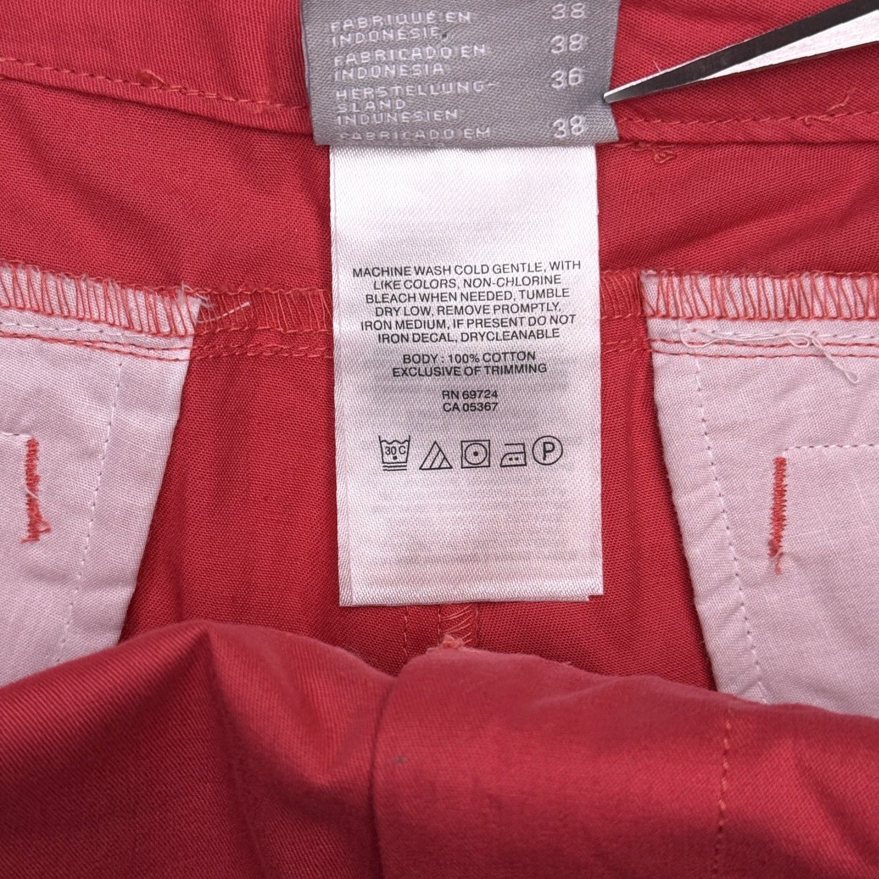 Vintage Columbia Kenzie Cove Shorts Womens 6 Red 4 Inch Inseam Easy Fit New Size 28" / US 6 / IT 42 - 4 Thumbnail