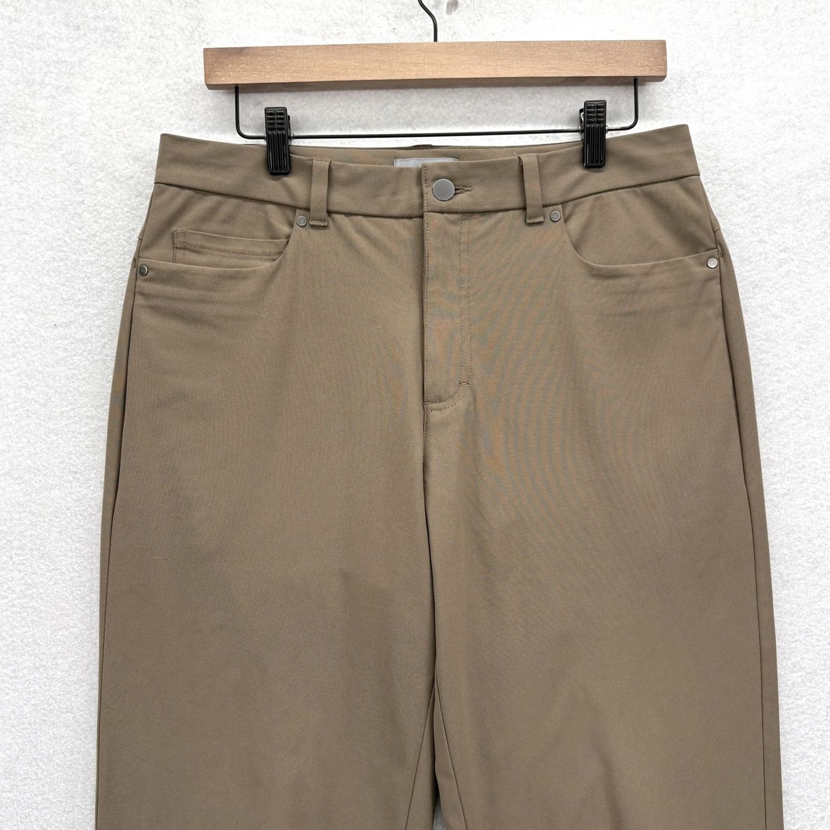 Vintage VRST Limitless Athletic Fit 5-Pocket Pants Mens 32x30 Khakis Twill Beige Stretch Inseam 30 Zip Straight Mens Regular Size US 32 / EU 48 - 2 Thumbnail