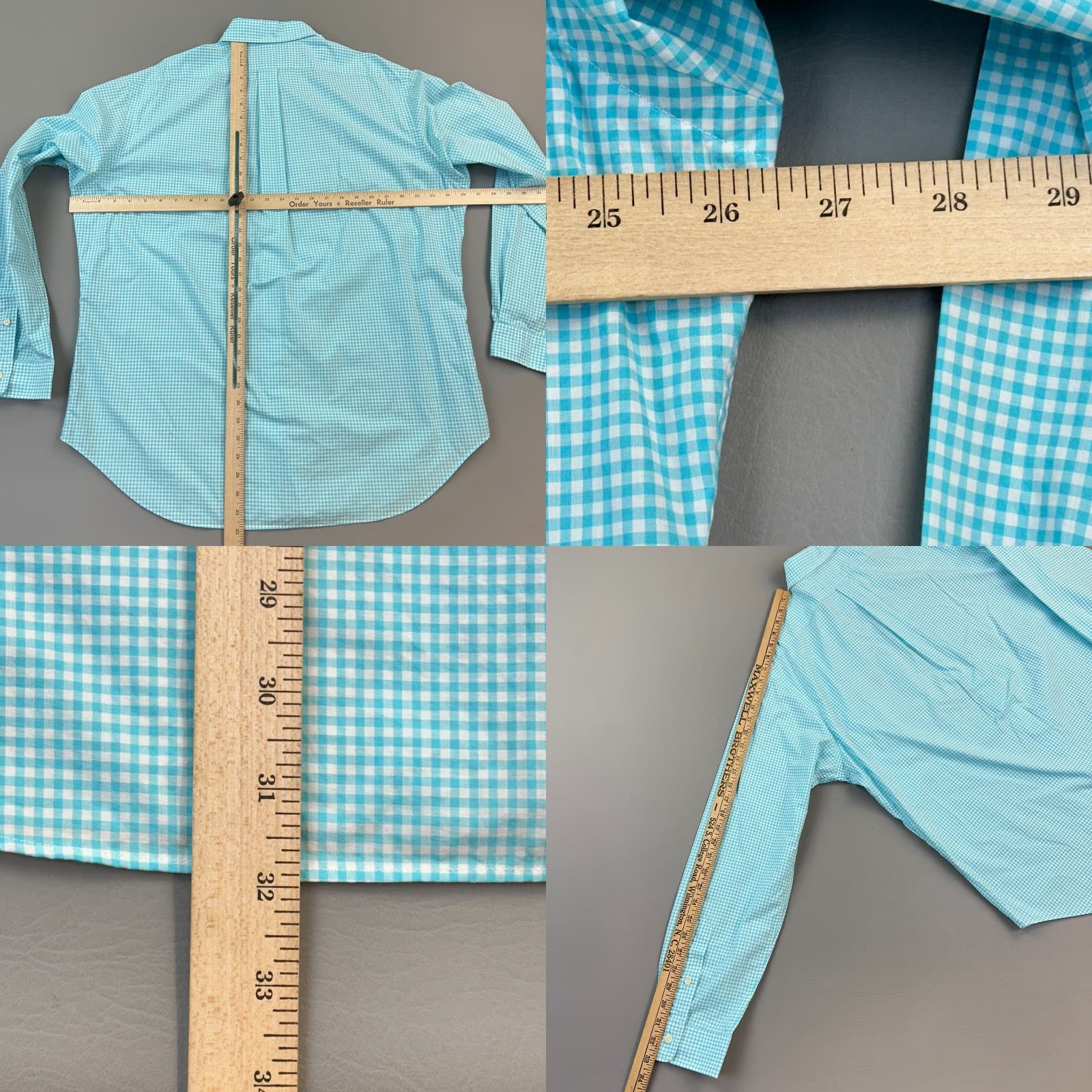 Ralph Lauren Ralph Lauren Shirt Mens XL Blue Gingham Check Classic Fit Long Sleeve Preppy Shirt Size US XL / EU 56 / 4 - 9 Thumbnail