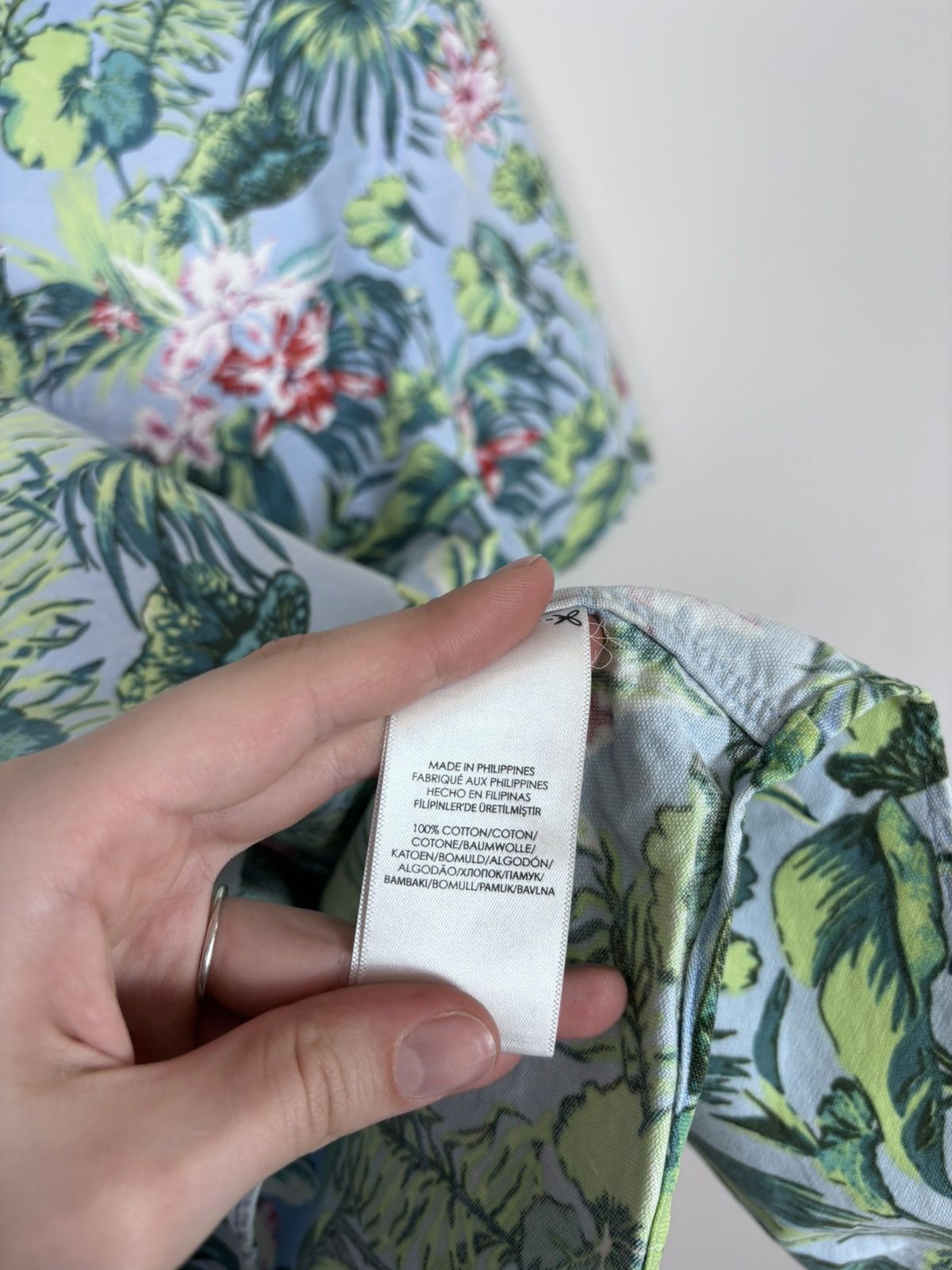 Ralph Lauren Ralph Lauren Men’s Short Sleeve Shirt Floral Hawaiian Size US L / EU 52-54 / 3 - 11 Thumbnail