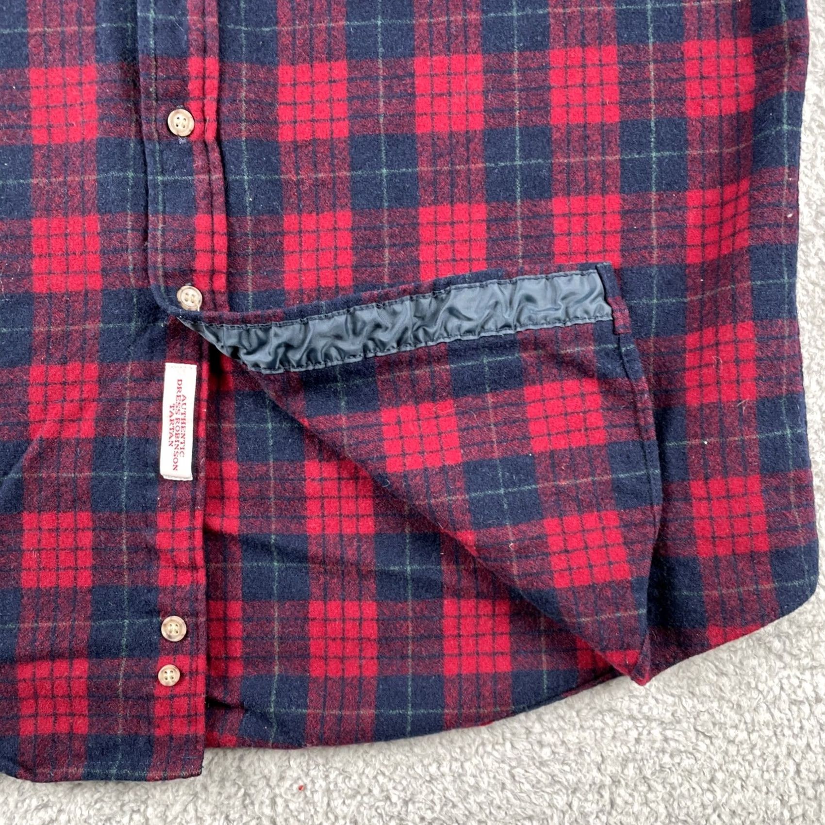 Pendleton VINTAGE Pendleton Men’s Large Reg Wool Flannel Button Up Shirt Made In USA EUC Size US L / EU 52-54 / 3 - 7 Thumbnail