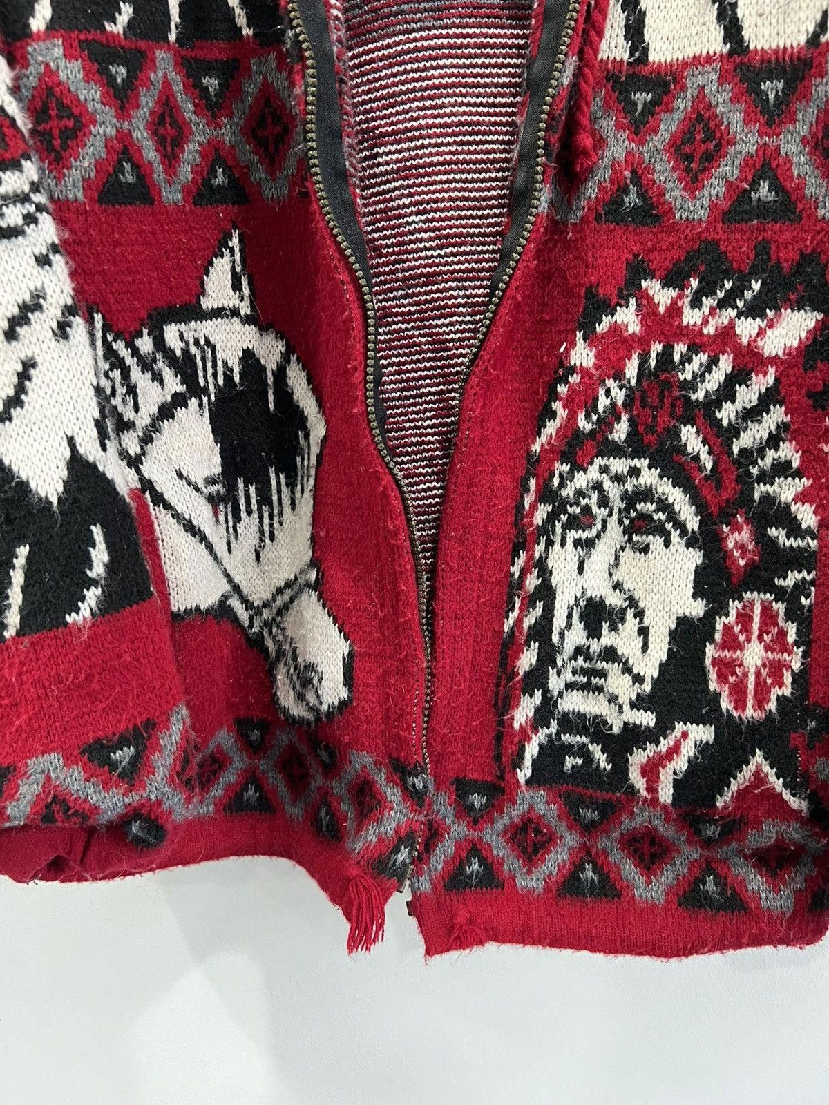 Vintage Vintage Hooded Fleece Animal wolf eagle sweater zip Size US L / EU 52-54 / 3 - 2 Thumbnail