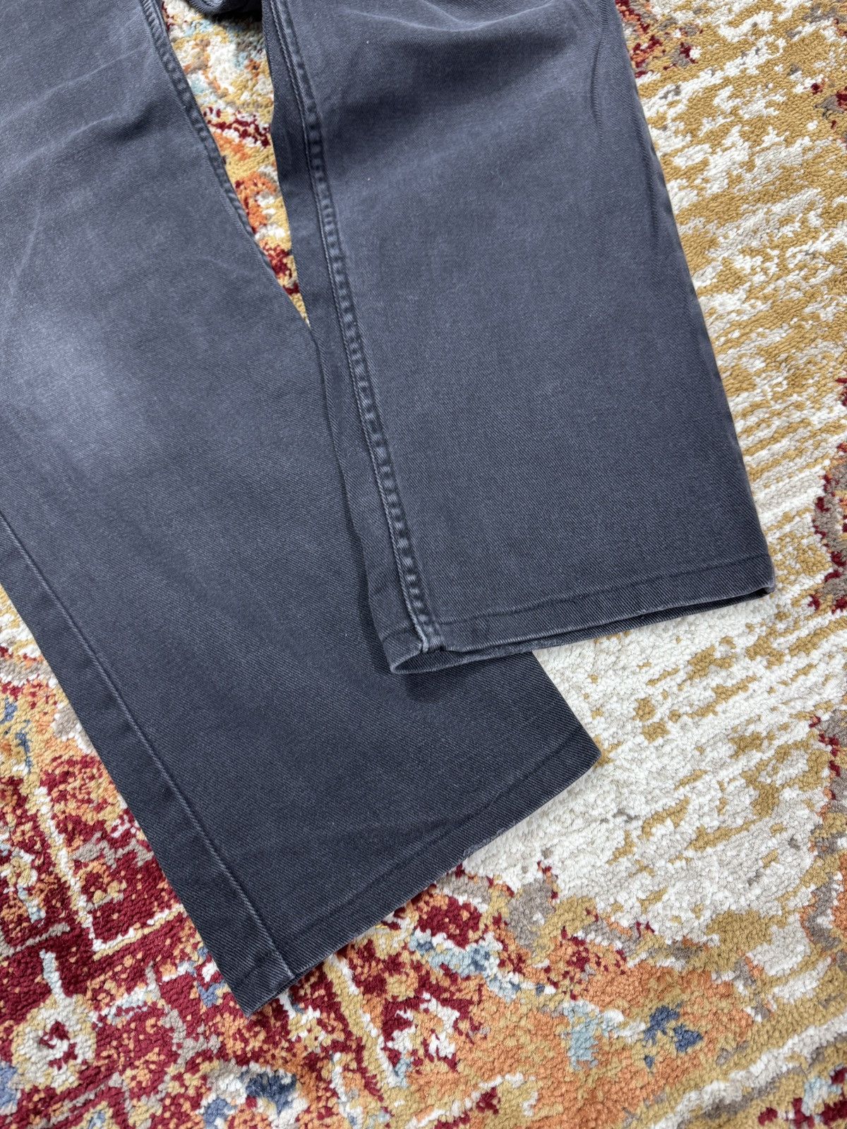 Vintage ᶠᵃⁿᶜʸᵍᵘʸ Vintage Baggy Washed Denim Jeans Wide leg Y2K Size US 36 / EU 52 - 2 Thumbnail