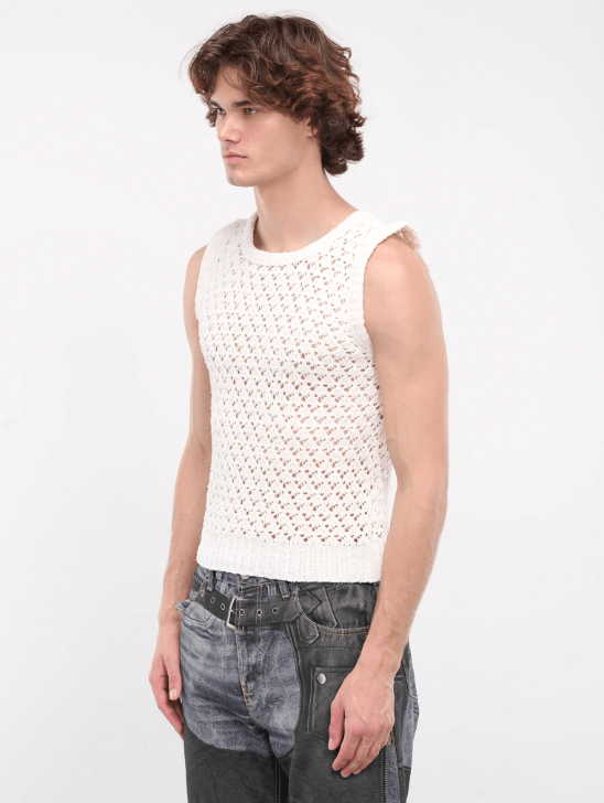 Maison Margiela BNWT SS24 MAISON MARGIELA KNIT TANK TOP M Size US M / EU 48-50 / 2 - 10 Thumbnail