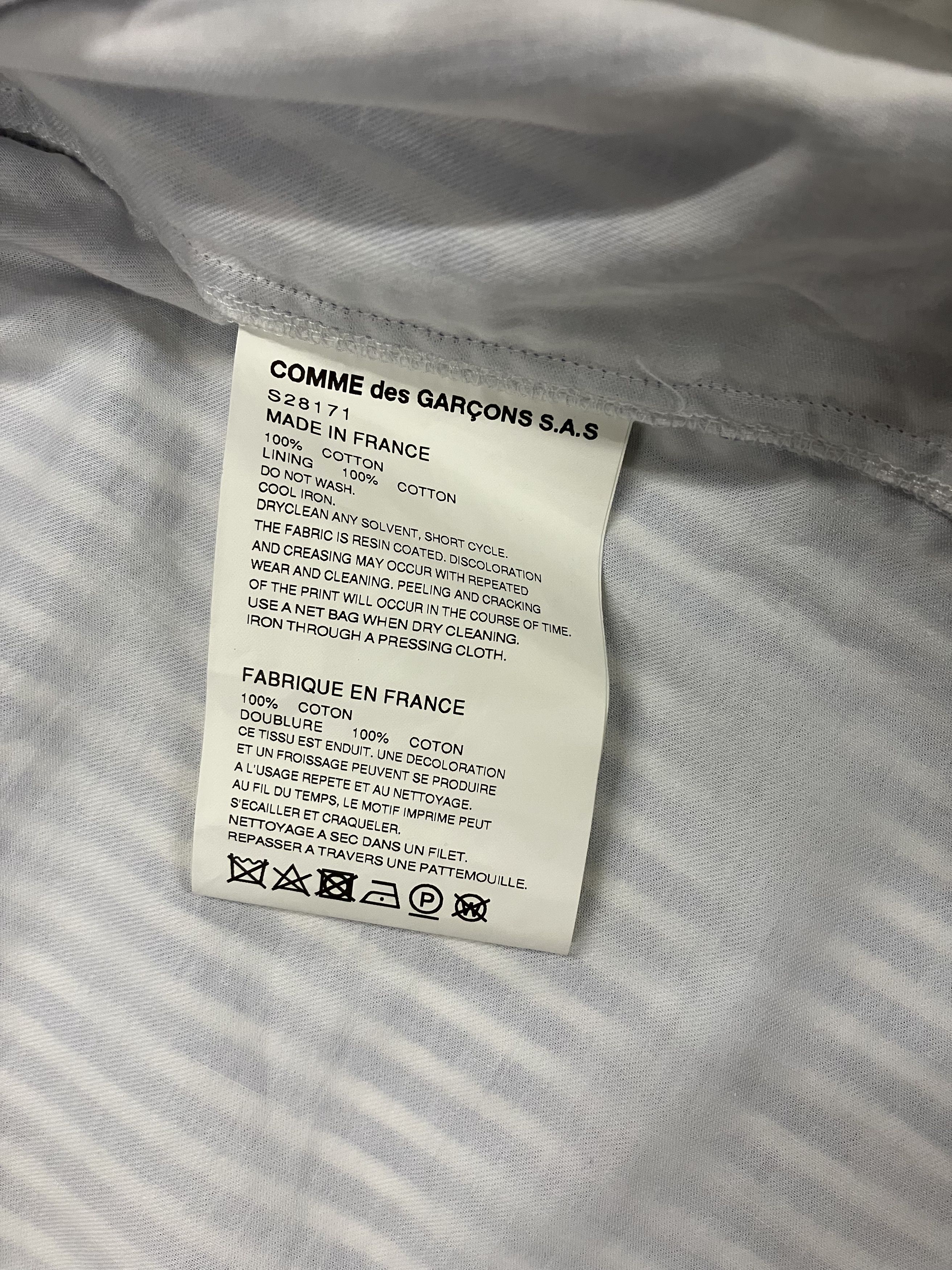 Comme des Garcons SHIRT Striped Jacket Size US XL / EU 56 / 4 - 4 Thumbnail