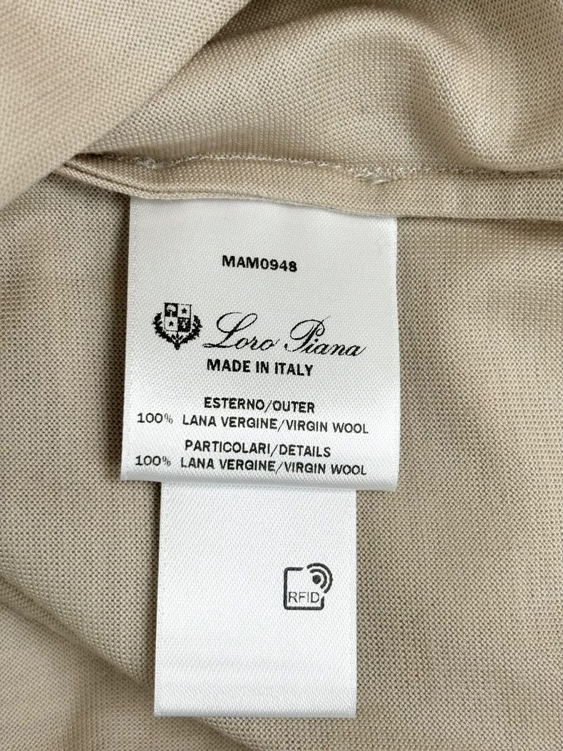 Loro Piana LORO PIANA Wool T-shirt Size M / US 6-8 / IT 42-44 - 5 Thumbnail