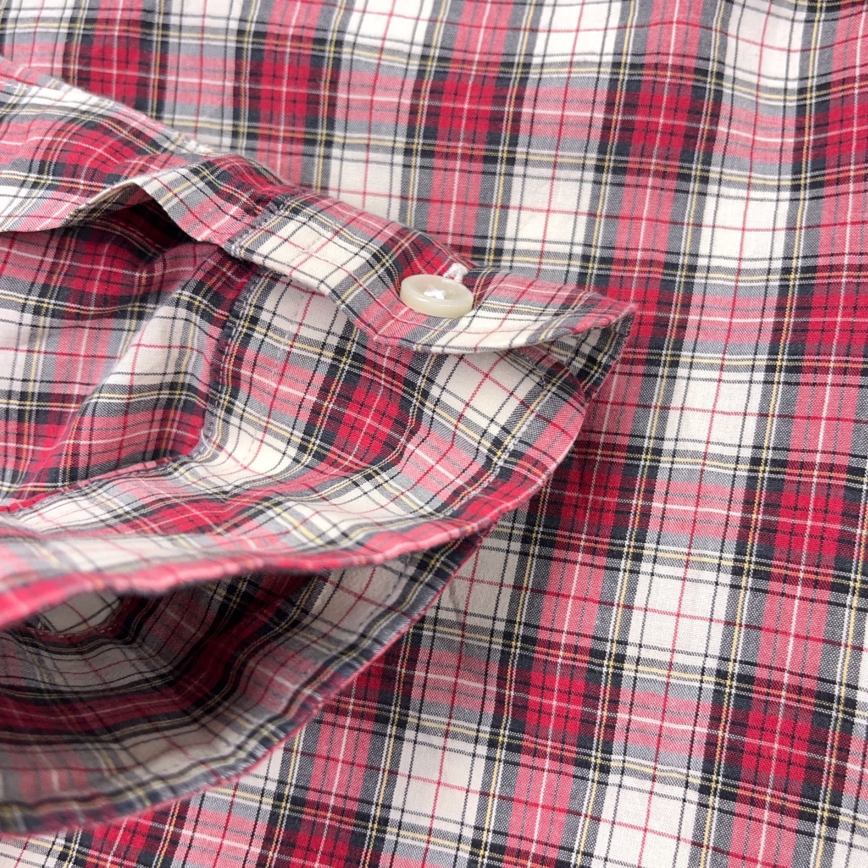 Ralph Lauren Ralph Lauren Shirt Men XL Red Plaid Button-Up Blake Poplin Dress Blue Pony A57 Size 46R - 6 Thumbnail