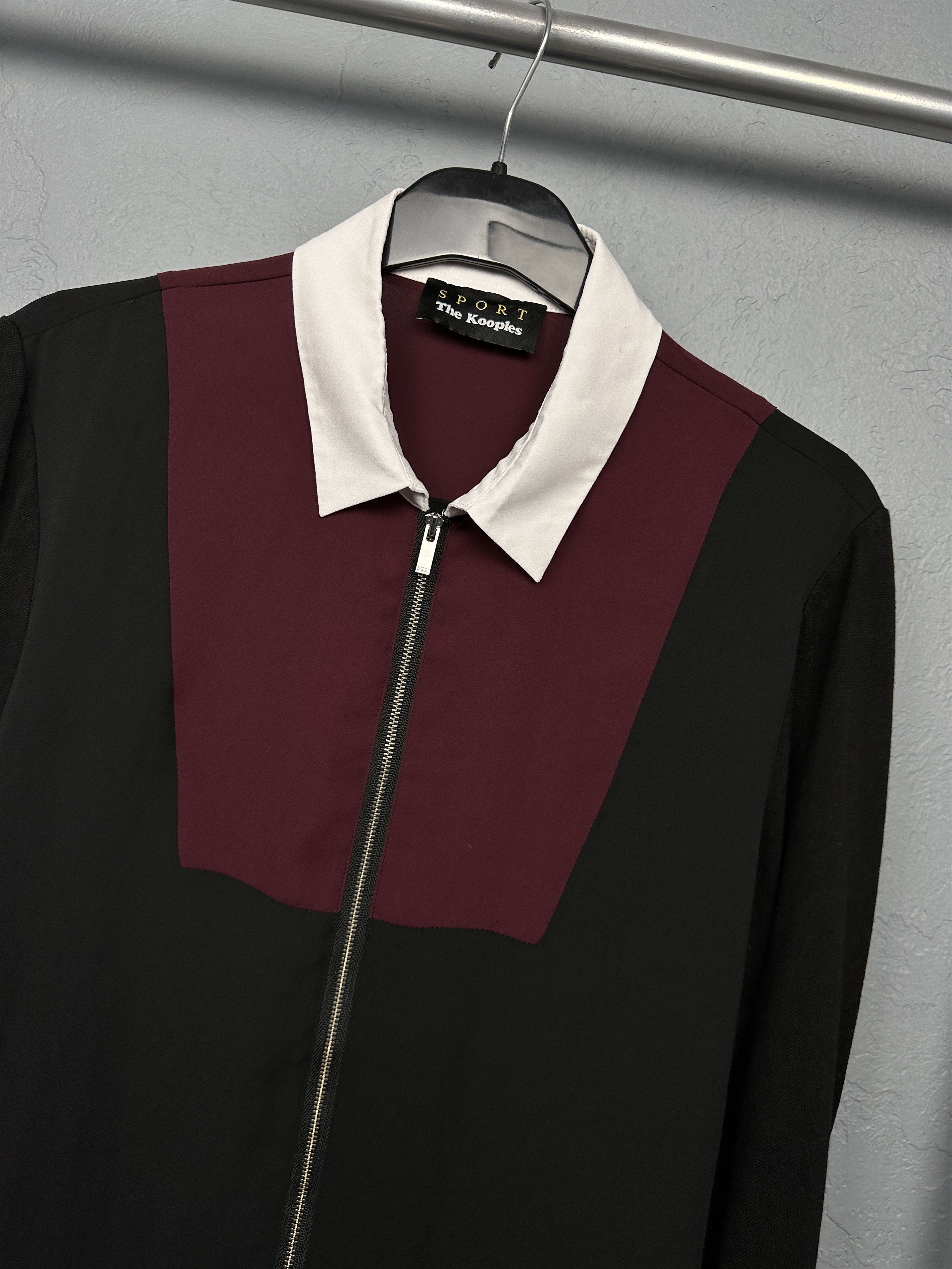 The Kooples The Kooples Sport Full Zip Collared Blouse Shirt Size M / US 6-8 / IT 42-44 - 2 Thumbnail