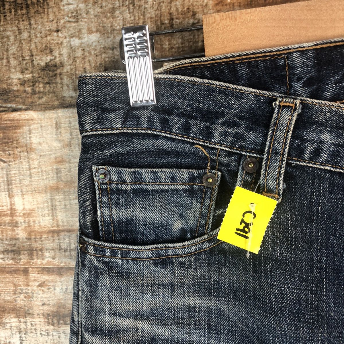 Levi's DLL Levis vintage faded Blue Denim Pants #C291 Size US 29 - 7 Thumbnail