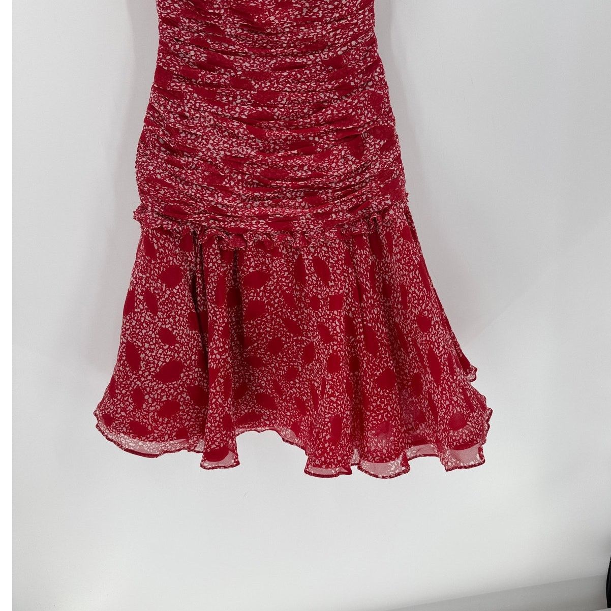 Other Vintage Victor Costs silk dress size S/XS strapless bodice Size XS / US 0-2 / IT 36-38 - 5 Thumbnail