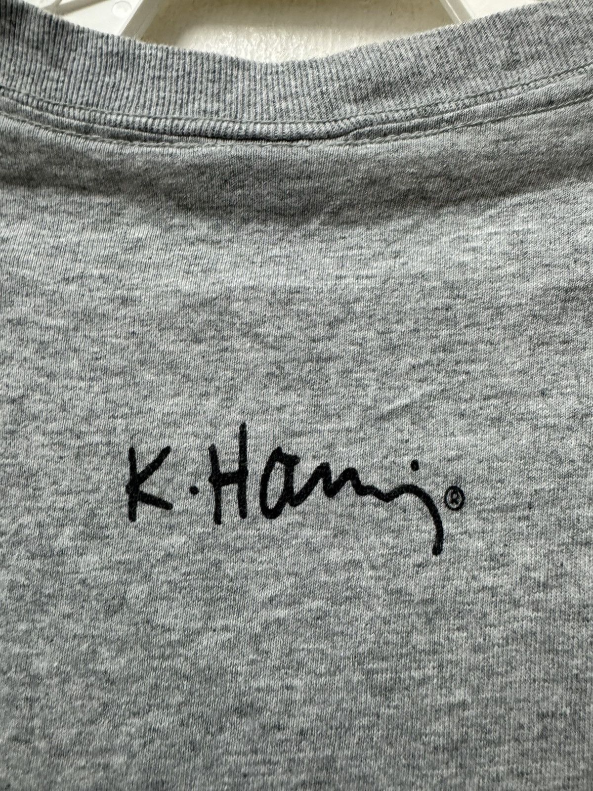 Keith Haring Vintage 90’s Keith Haring Logo Love Centre Logo T shirt Size US M / EU 48-50 / 2 - 8 Thumbnail