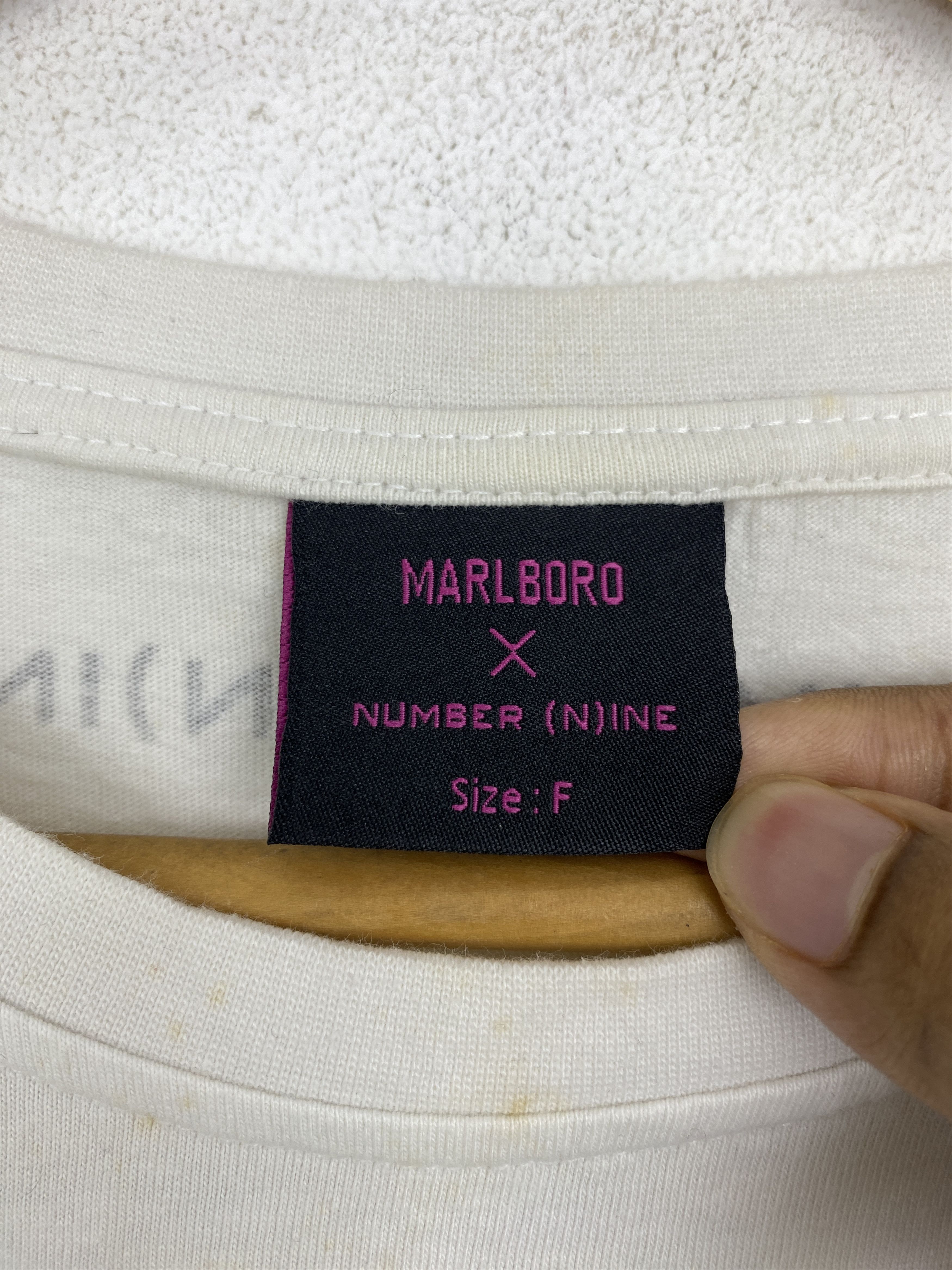 Number (N)ine Vintage Marlboro x Number Nine T Shirt TA0651 Size US M / EU 48-50 / 2 - 5 Thumbnail