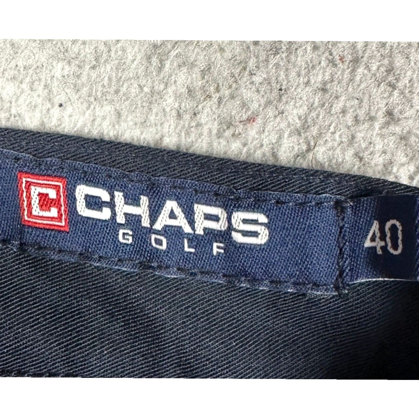 Chaps Chaps Golf Shorts Mens 40 Navy Blue Performance Chino Flat Front Pockets Size US 40 / EU 56 - 4 Thumbnail
