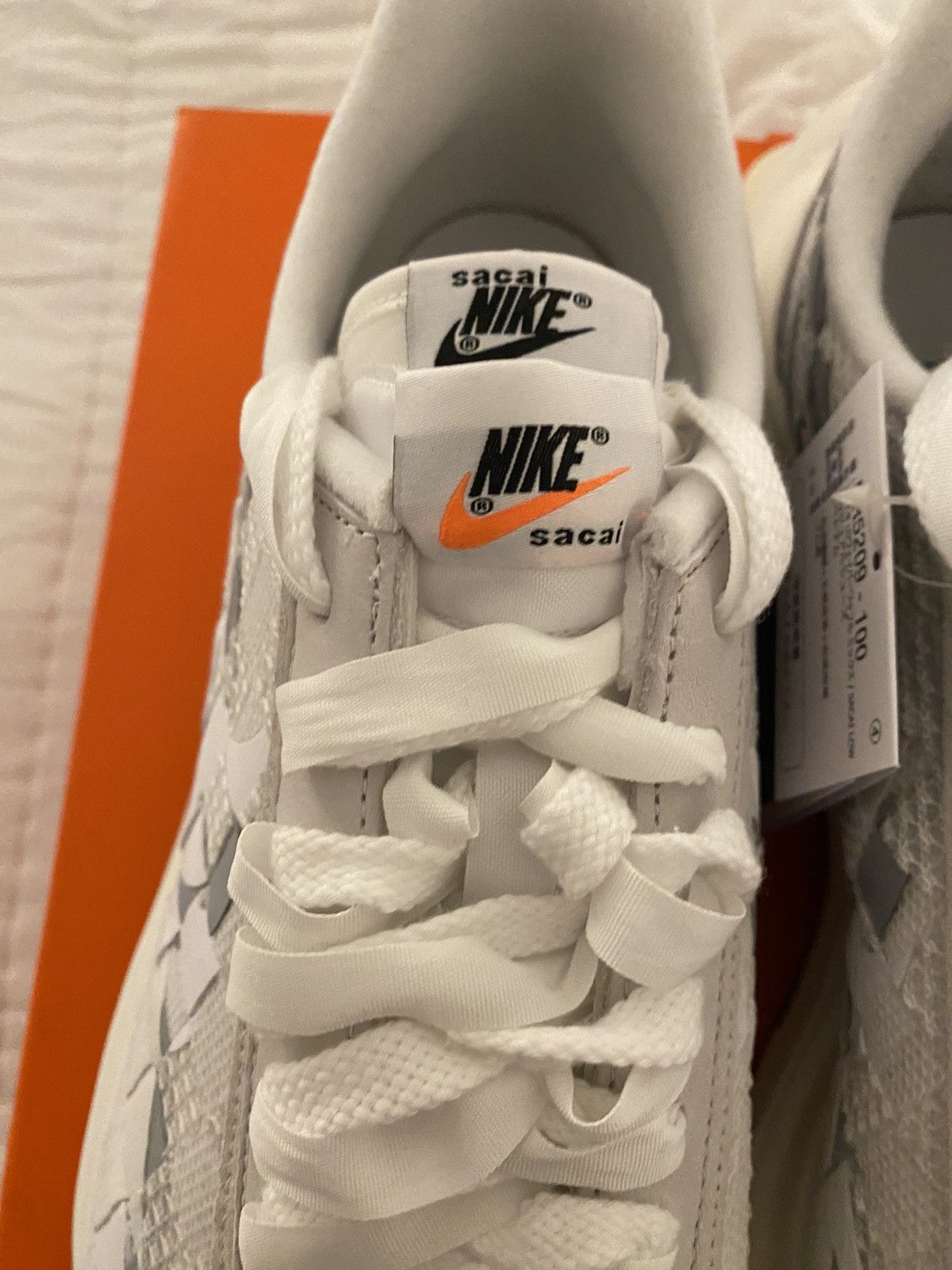 Jean Paul Gaultier x Sacai x Nike VaporWaffle Woven White