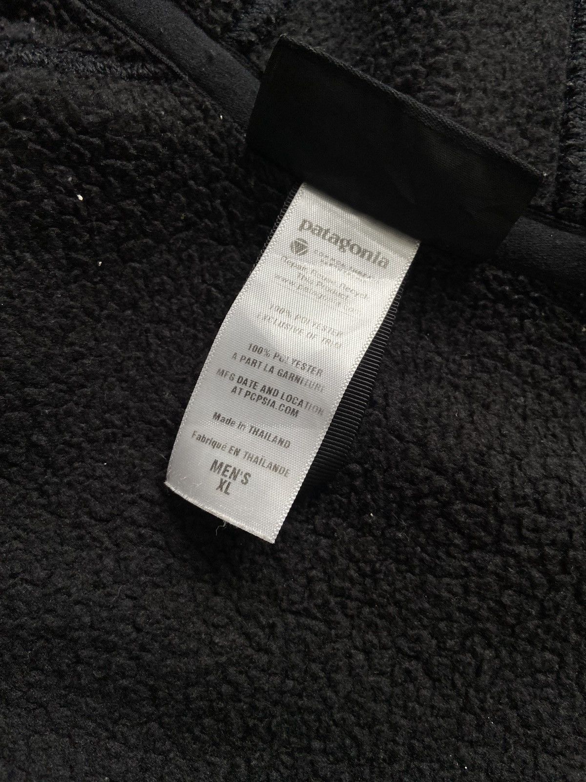 Patagonia Vintage 1990’s Patagonia Rythm Full Black Hoodie Jacket Size US XL / EU 56 / 4 - 7 Thumbnail