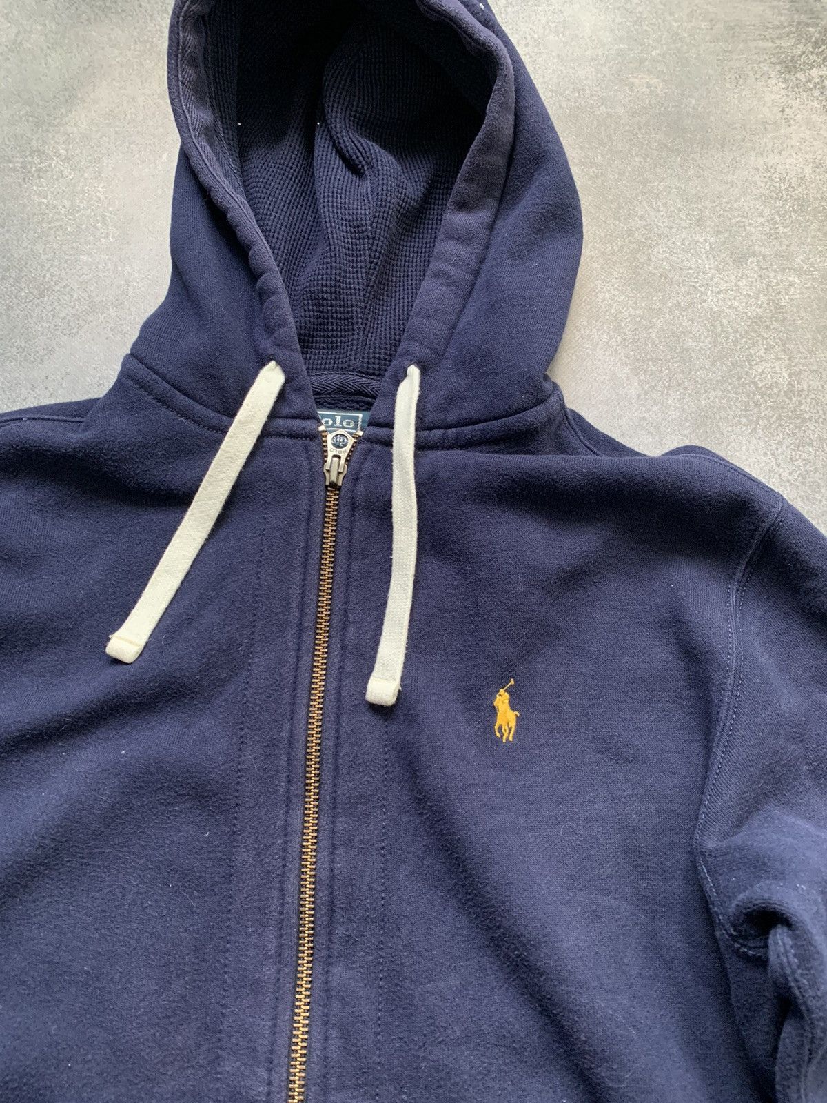 Polo Ralph Lauren × Vintage Polo Ralph Lauren Navy Logo Essential Hoodie Size US M / EU 48-50 / 2 - 3 Thumbnail
