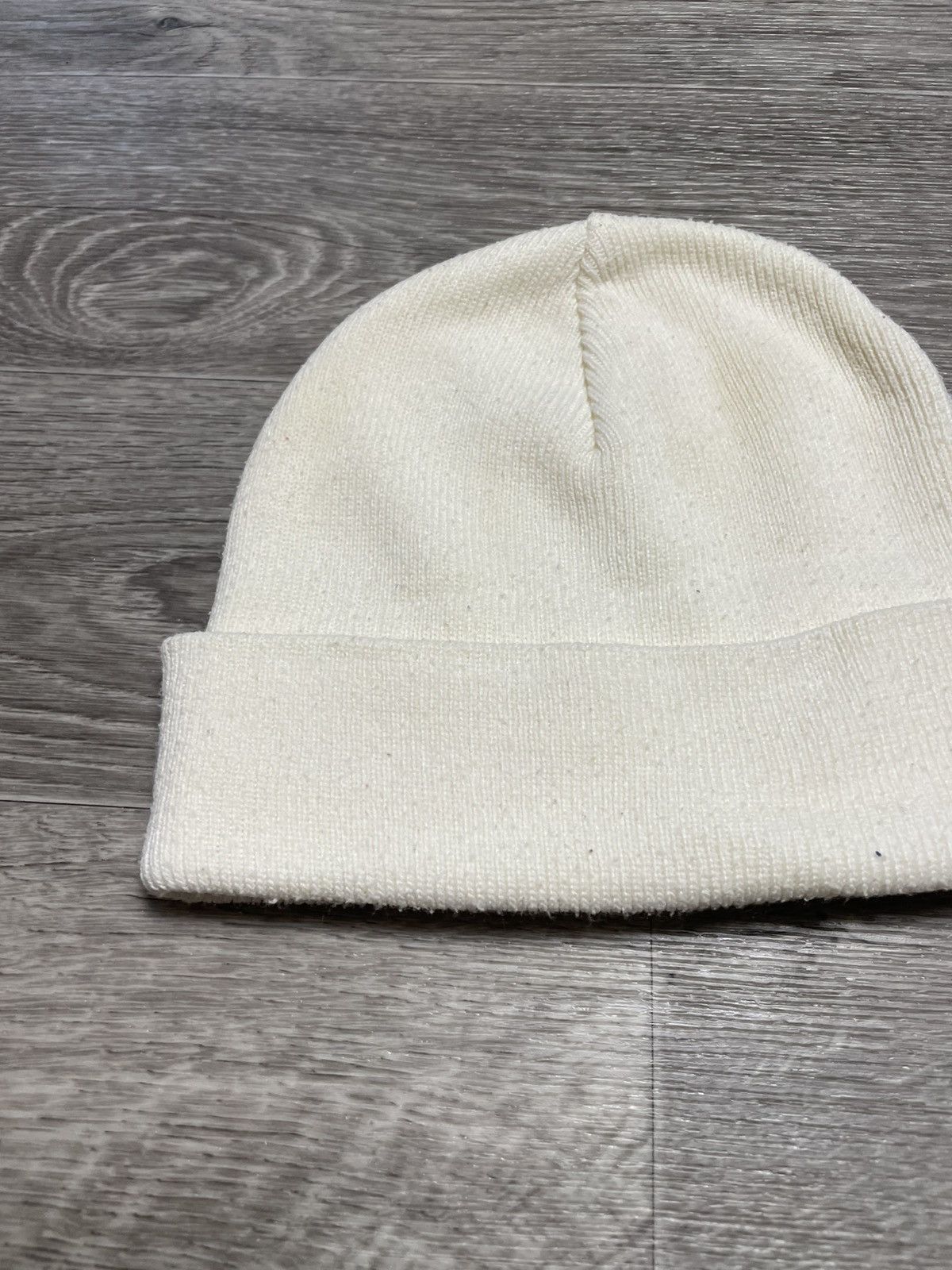 Carhartt Vintage Carhartt White American Script Beanie Hat Y2K Size ONE SIZE - 9 Thumbnail