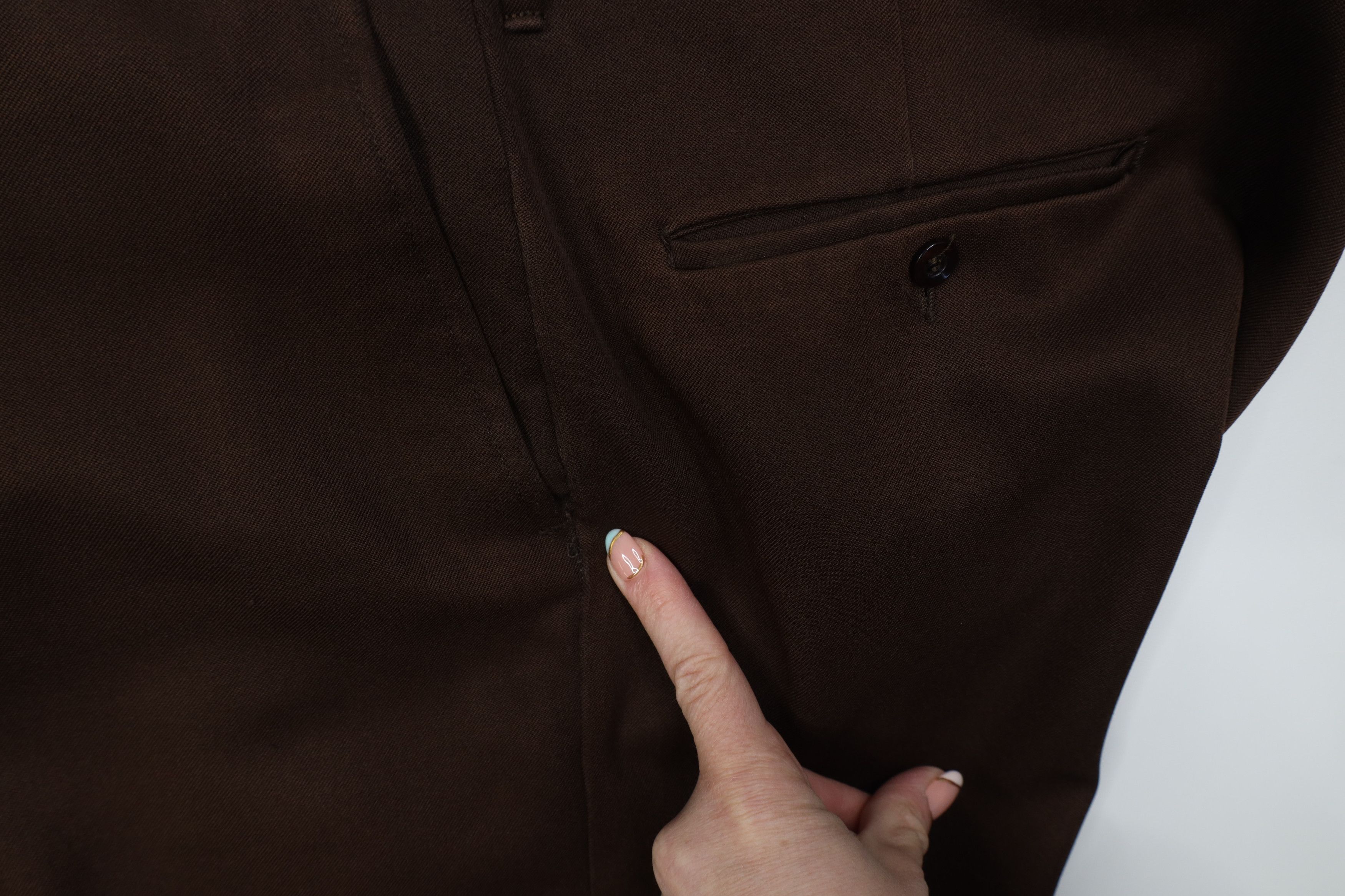 Vintage Vintage 70s Streetwear Flared Wide Leg Chino Pants Brown Size US 38 / EU 54 - 13 Thumbnail