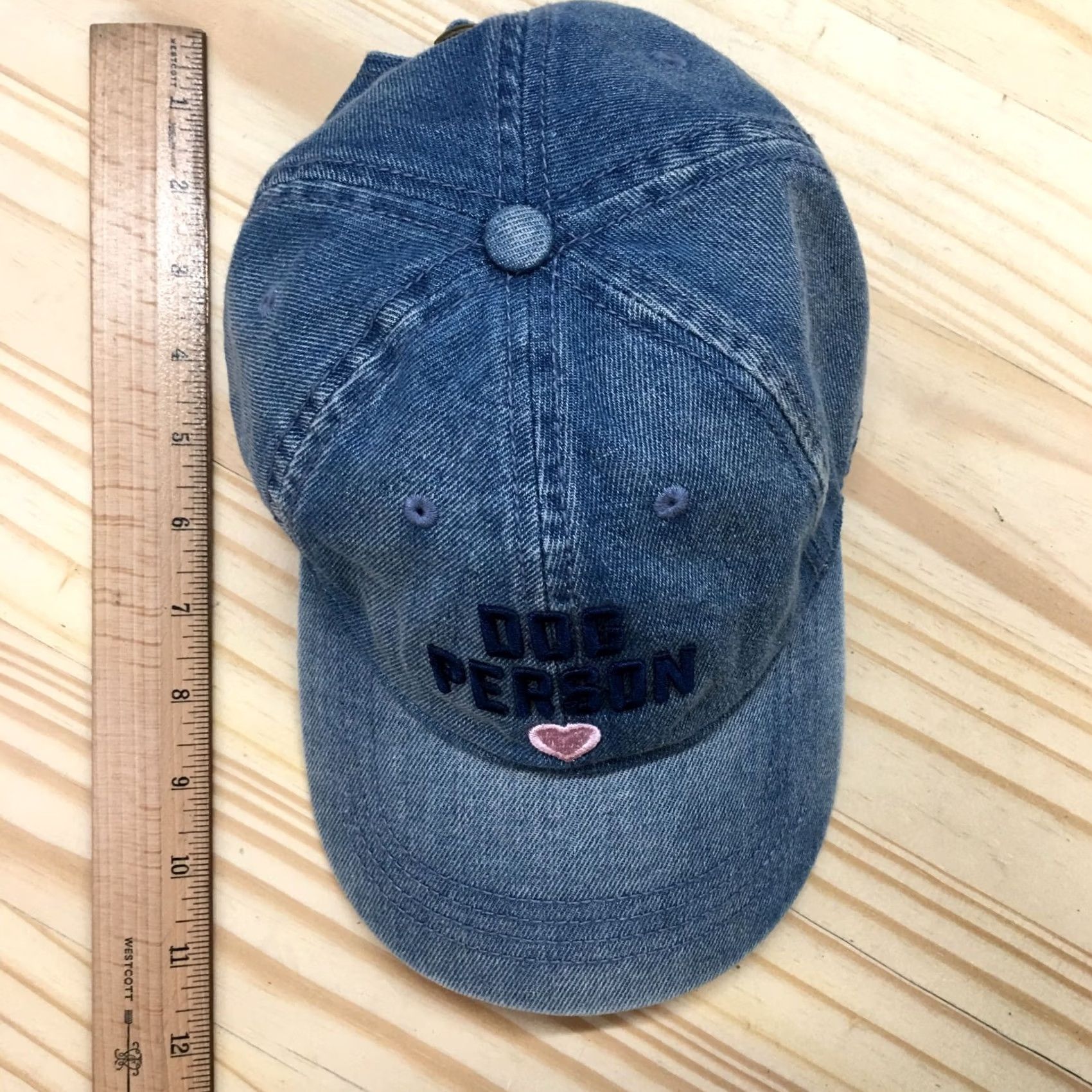 Logo 7 Home Free Baseball Hat Womens Blue OS Embroidered Logo Dog Person Curved Brim Size ONE SIZE - 3 Thumbnail