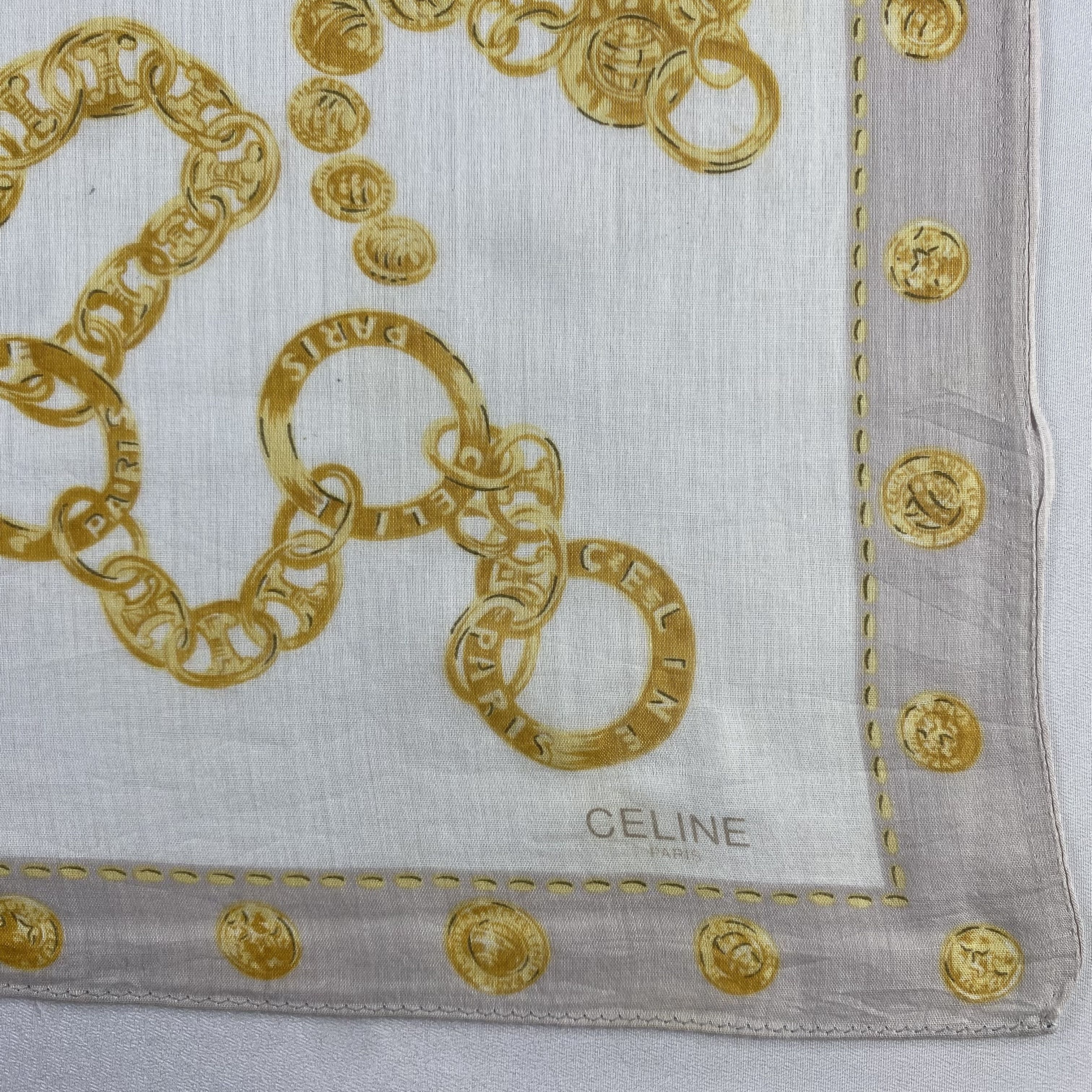 Celine × Vintage Celine Handkerchief / Neckerchief / Bandana-P990 Size ONE SIZE - 3 Thumbnail
