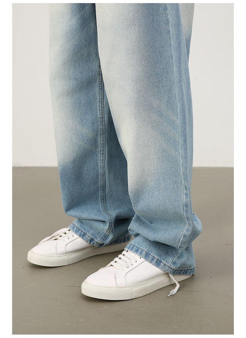 Japanese Brand × Jean American retro wide-leg loose distressed scimitar jeans Size US 32 / EU 48 - 6 Thumbnail