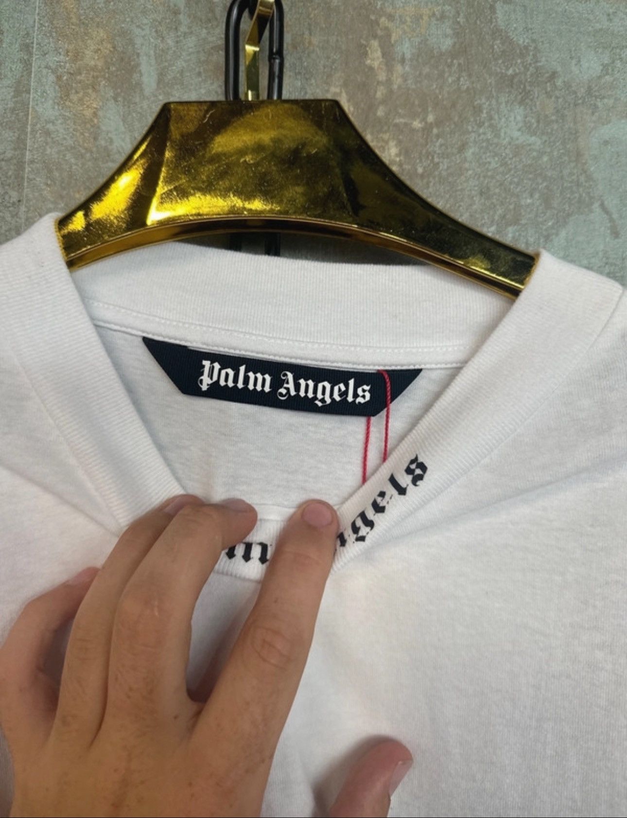 Palm Angels Palm Angels Long Sleeved White Tee PMAB001521JER0010132 Size US XL / EU 56 / 4 - 6 Thumbnail