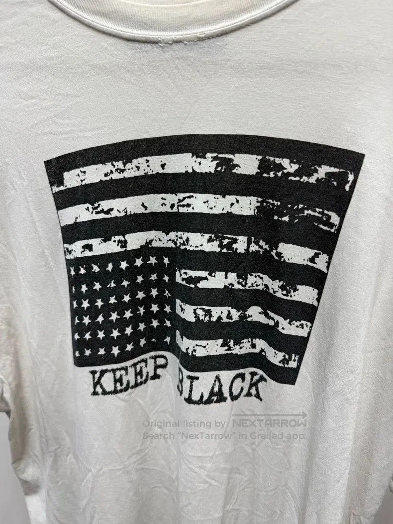 Undercover UNDERCOVER Keep Black US Flag Tee. Size US L / EU 52-54 / 3 - 3 Thumbnail
