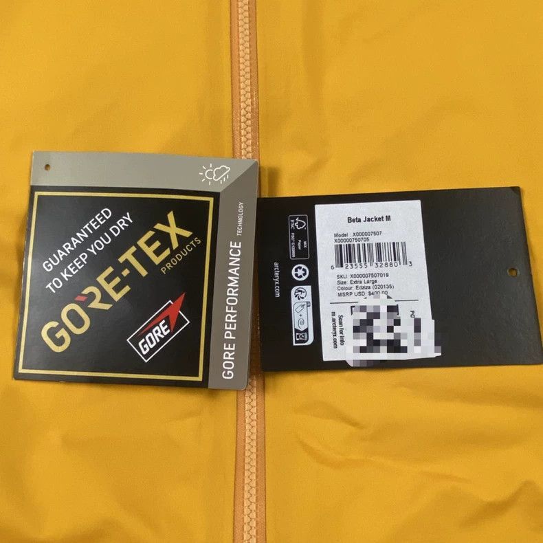 Arc'teryx Arc'teryx Beta Jacket Yellow Hard Shell Size US XL / EU 56 / 4 - 5 Thumbnail