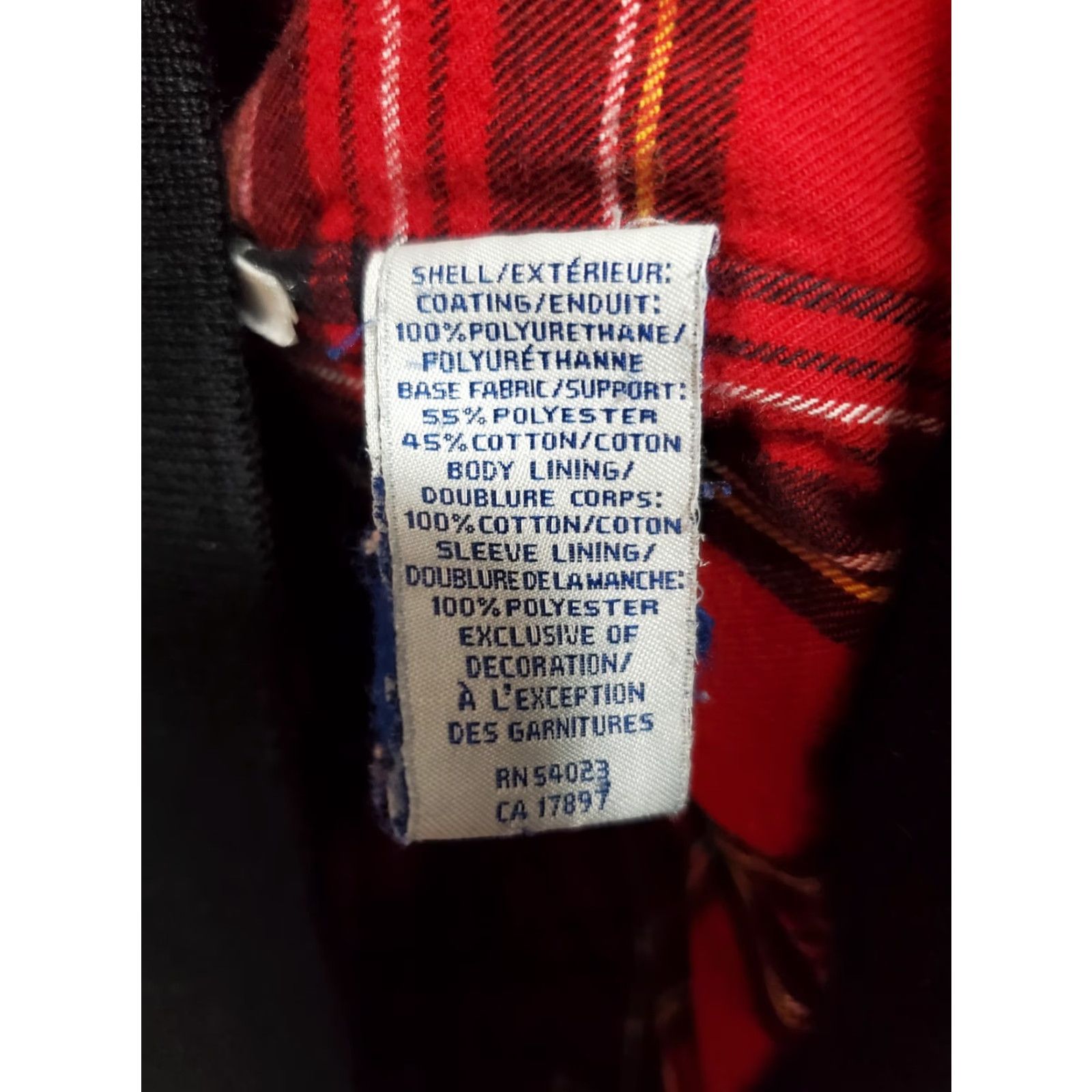 Old Navy Old Navy Jacket XL Black P.S. Smith Bomber Lined Full Zip Pockets Wool? No, Polyurethane Shell Size US XL / EU 56 / 4 - 5 Thumbnail