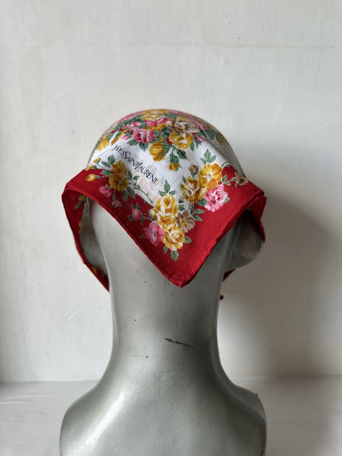 Vintage Vintage YSL Handkerchief/ Neckerchief/ Bandana Size ONE SIZE - 13 Thumbnail